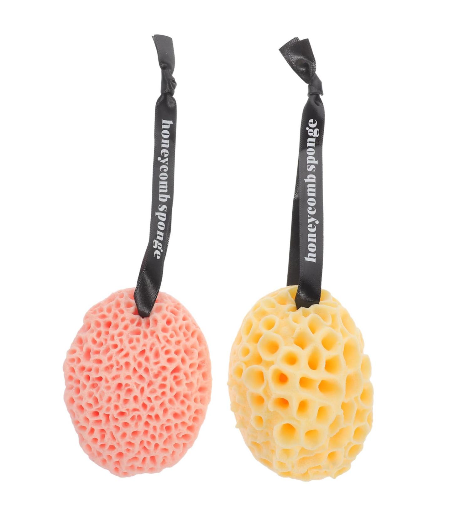 Ipetboom 6 Pcs Bath Ball - Exfoliating Facial & Body Scrubber Sponge Set | Hydrophilic Polyurethane Konjac & Seaweed for Deep Cleaning - Buy Online on GoSupps.com