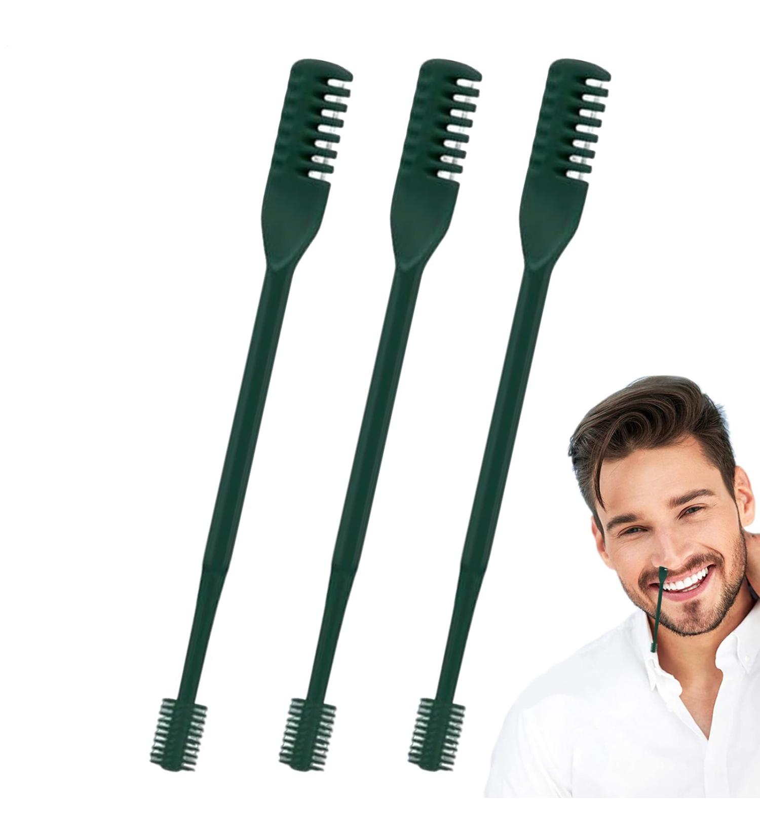 Nose Hair Trimmer for Women With Double Attachments 360 Degree Rotating Grooming Device for Women and Men Dark Green - Buy Online on GoSupps.com