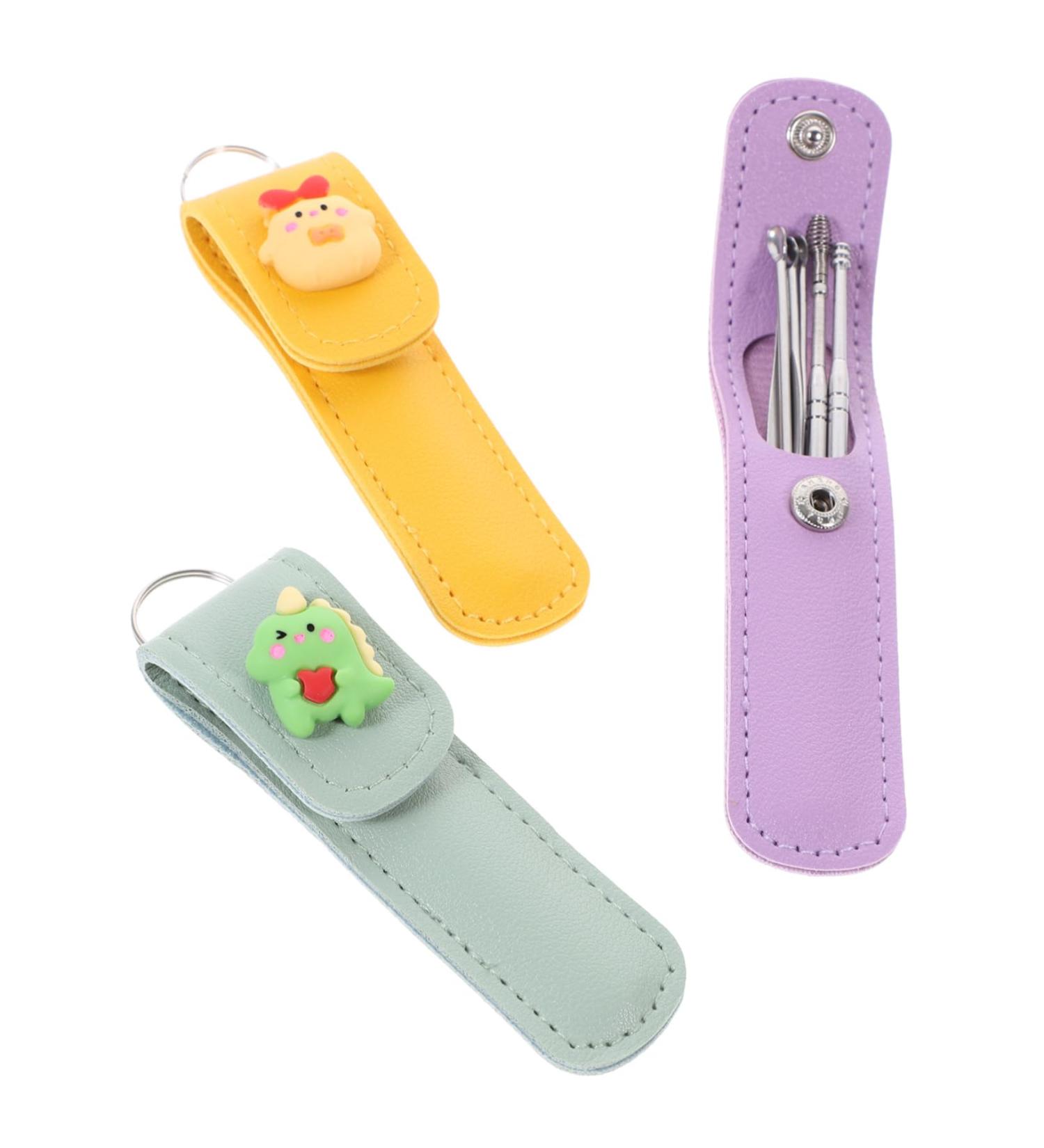 MAGICLULU 3 Sets Ear Wax Removal Tool Kit Effective Ear Cleaning Ear Pick Earpick Ear Massager & Tweezer for Gentle Earwax Removal - Buy Online on GoSupps.com