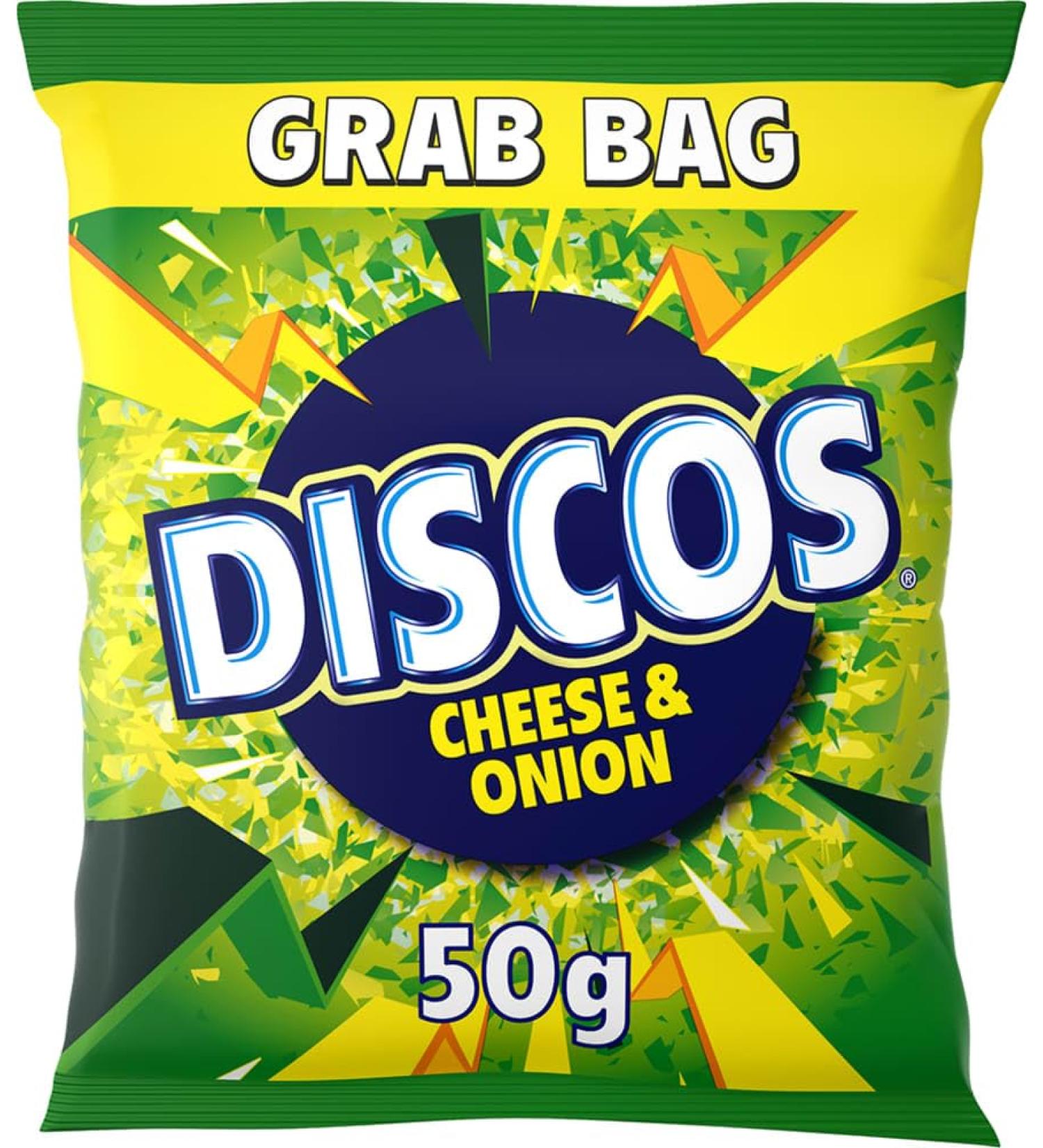 Discos Cheese and Onion Grab Bag Crisps 28 x 50g