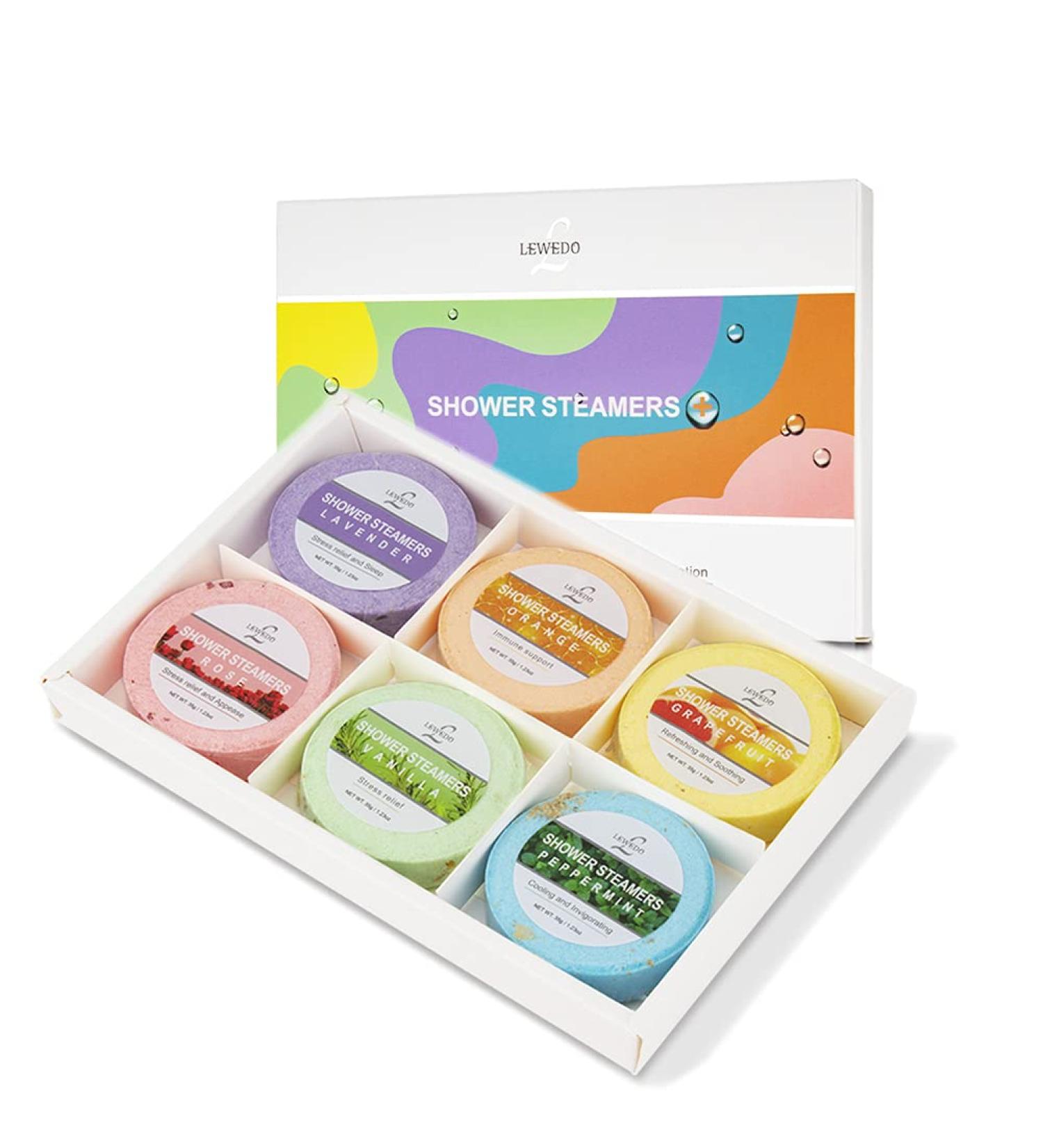 SEVICH Shower Steamers Aromatherapy Bomb Tablets - 6 Pcs Spa Bath Bombs Kit for Relaxation & Sinus Relief - Perfect Home Spa Gift for Mothers & Friends - Buy Online on GoSupps.com
