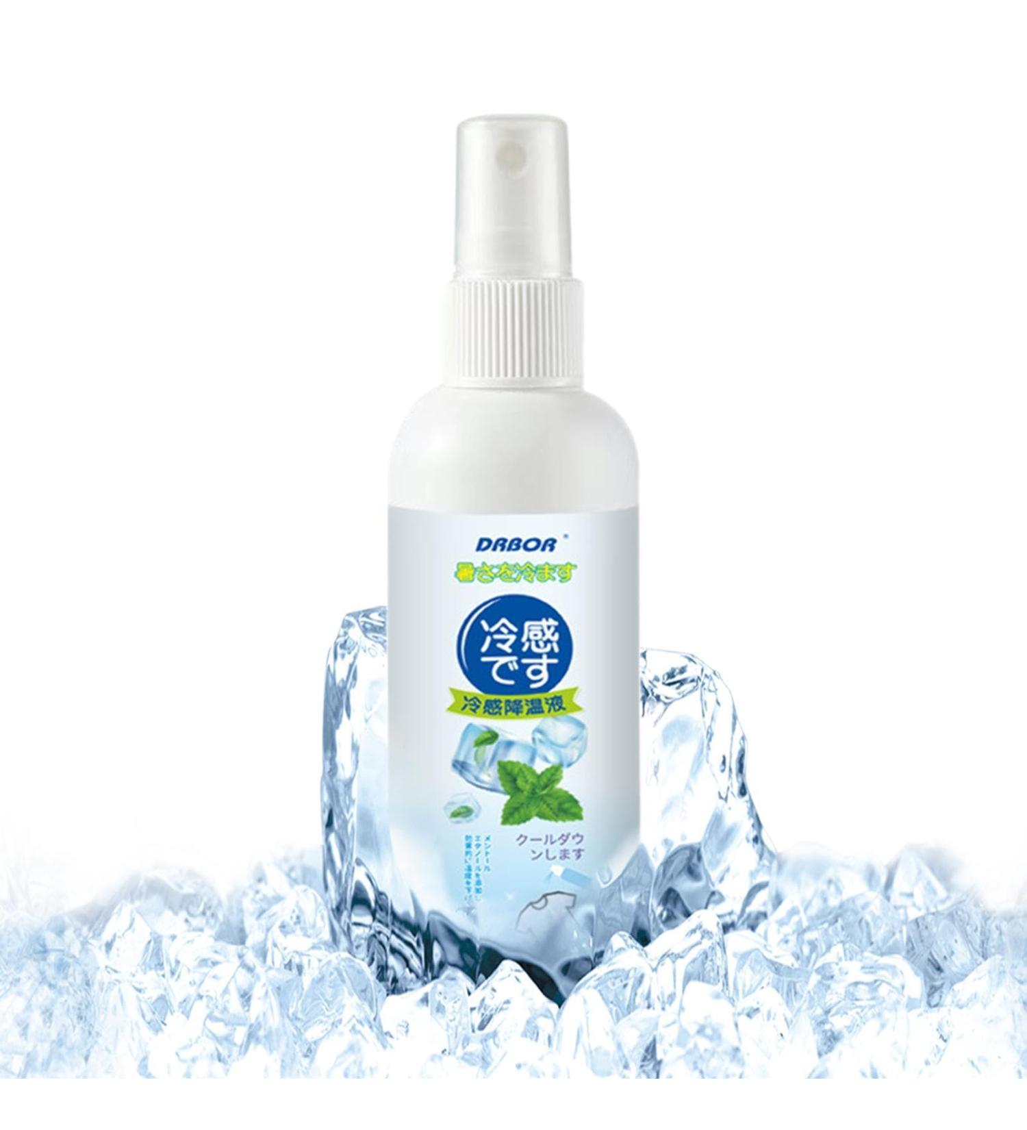 Cool Spray for Summer | Household Instant Cooling Spray - Natural Plant Extracts Cooling Artifact for Camping Outings Hiking Picnic Traveling - Buy Online on GoSupps.com