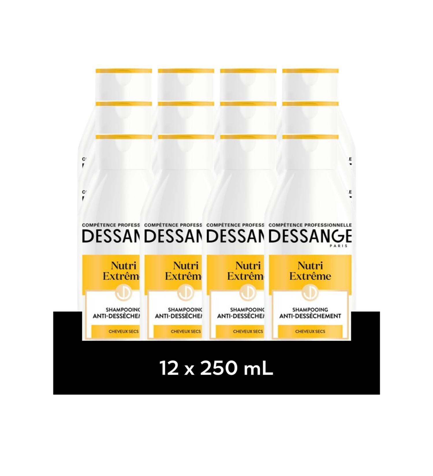  PACK OF 12 Dessange Nutri-Extr me Anti-dryness Shampoo Volubilis Oil 250ml - Buy Online on GoSupps.com