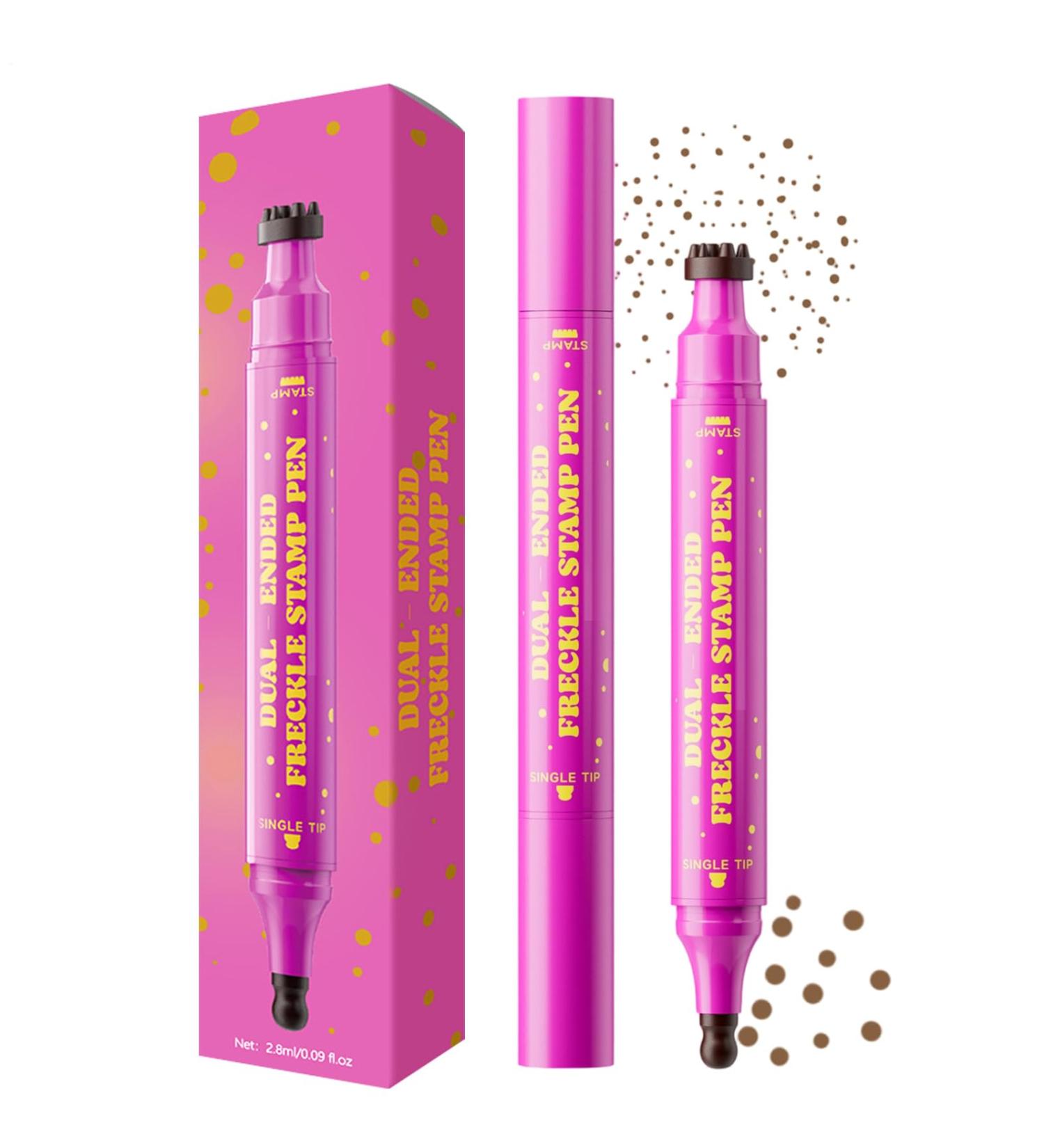 Faux Beauty Dot Pen | 2.8ml Waterproof Face Coloring Pad Double-Ended Makeup Marker Long-Lasting for Women's Daily Beauty and Halloween - Buy Online on GoSupps.com