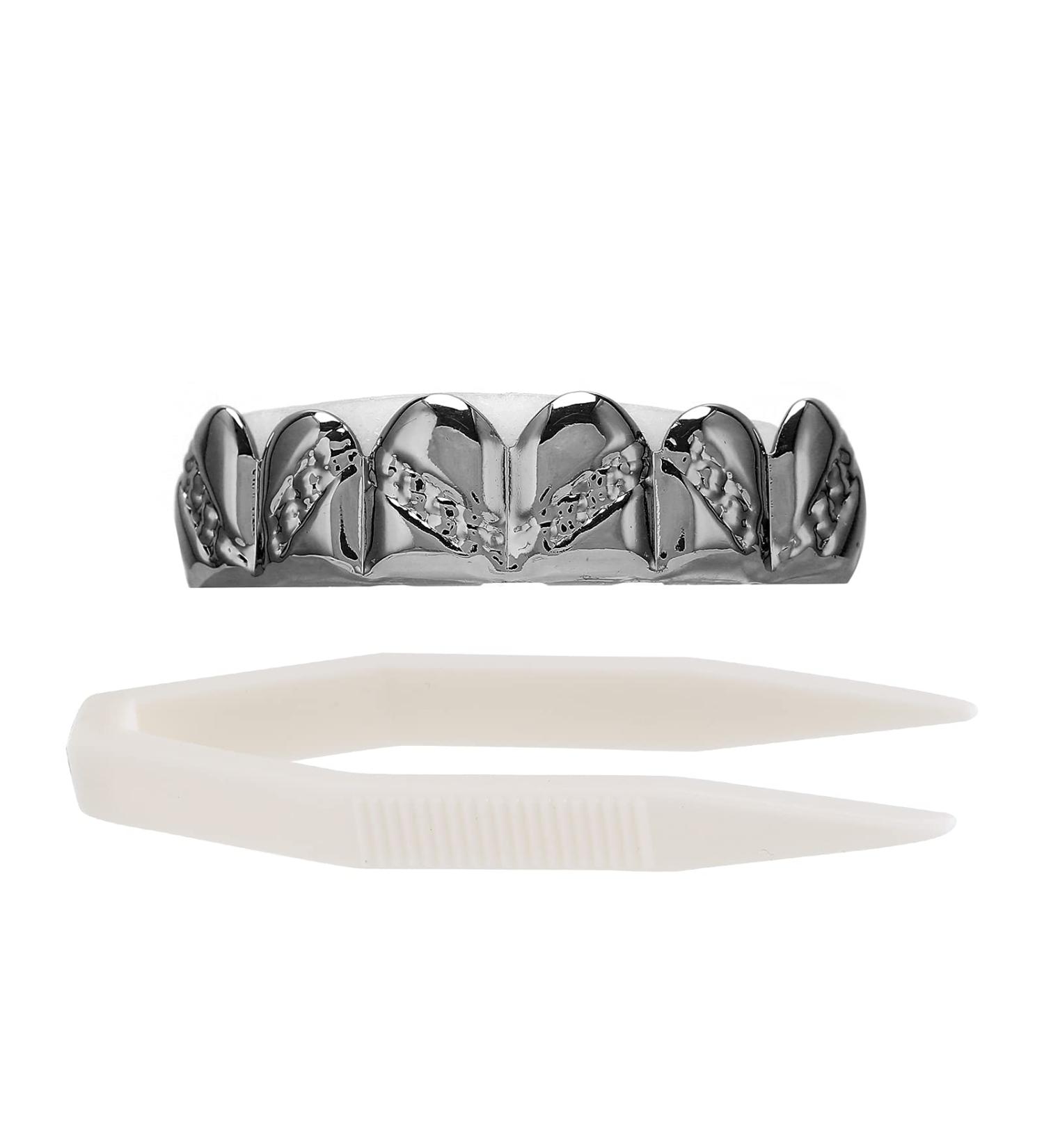 Verdant Touch Party-Coated Tooth Bandage | Metal-Coated Halloween Tooth Decoration | Fashionable Hip-Hop Jewelry - Buy Online on GoSupps.com