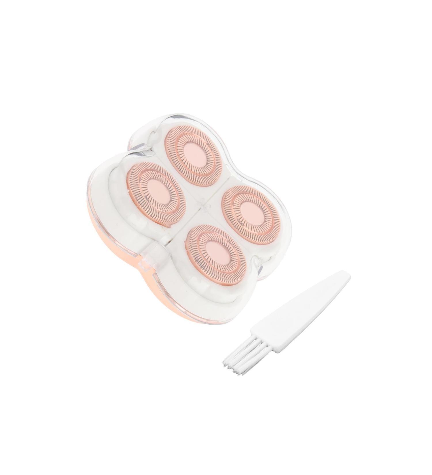 T te de rechange pour pilateur lectrique pour jambes finition lisse douce pour la peau avec brosse. Accessoires de rasage pour femmes. T te d' pilateur pour le corps finition lisse. - Buy Online on GoSupps.com