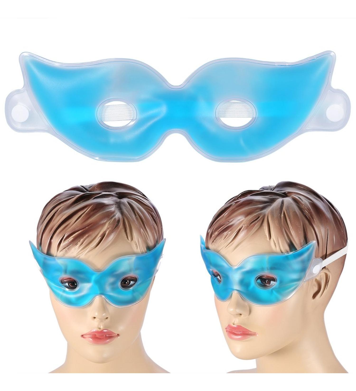 Cooling Eye Mask - Reusable Gel Mask with Visual Holes for Soothing Relief | International Shipping - Buy Online on GoSupps.com