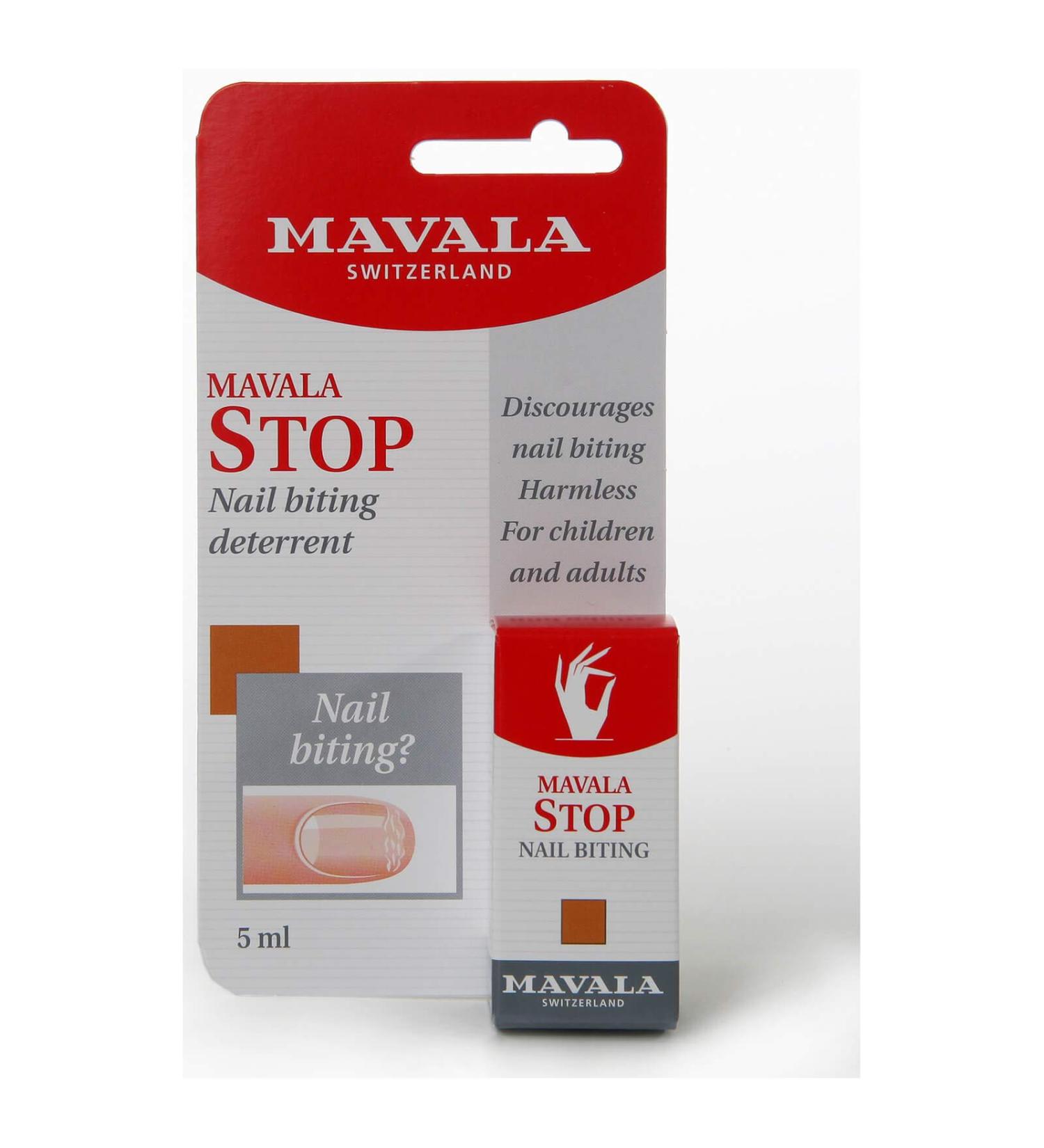 Mavala Stop Deterrent Nail Polish Treatment | Nail Care to Help Stop Putting Fingers In Your Mouth | Bitter Taste| Easy Application | For Ages 3+ | 0.17 oz