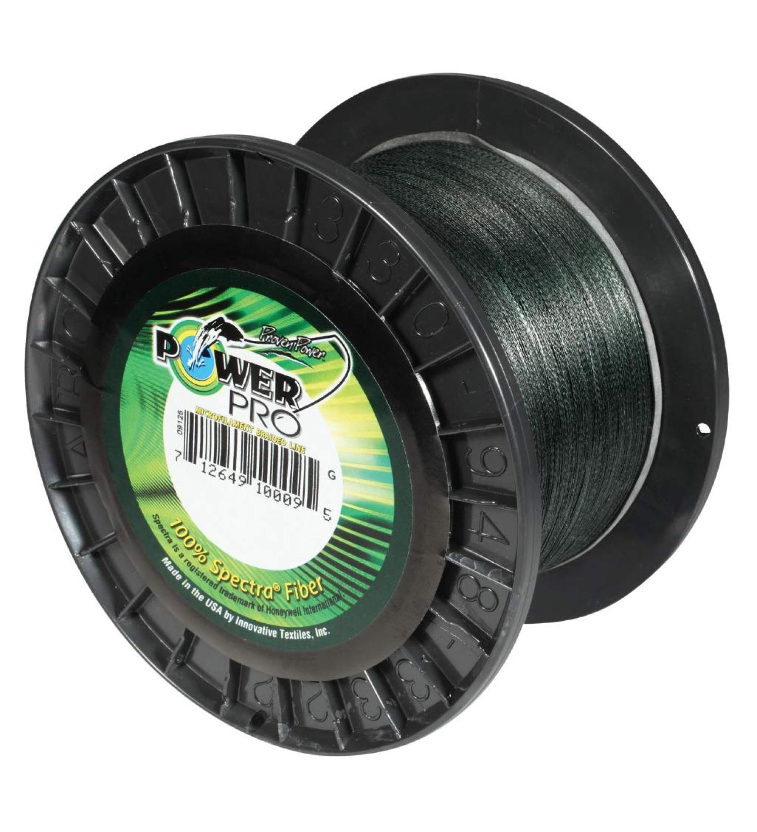 PowerPro Spectra Moss Green Braided Line 8lb - 100yd | Superior Strength and Durability - Buy Online on GoSupps.com