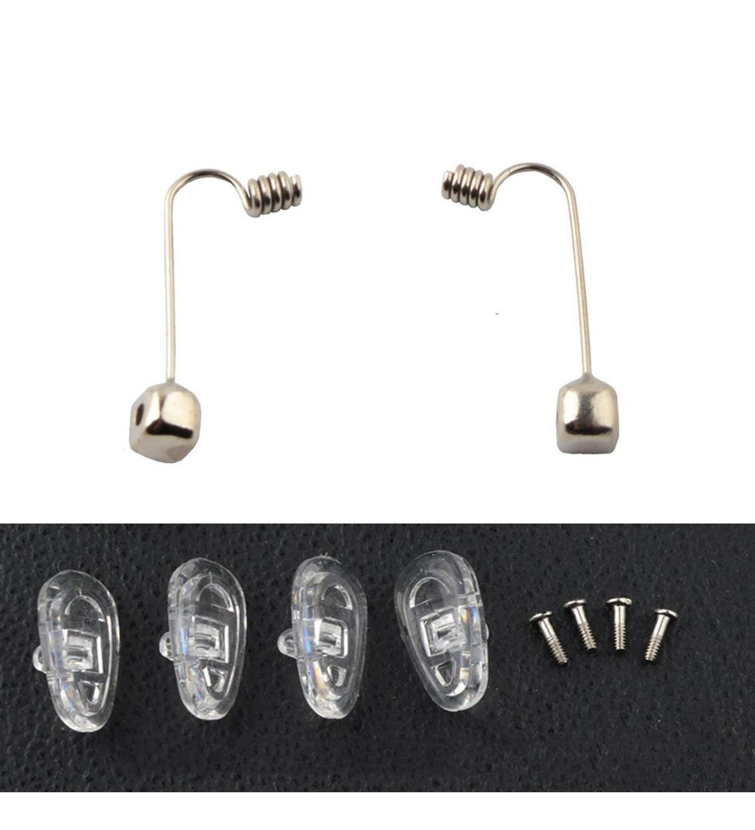 2pcs Eyeglass Nose Pad Arm - Metal Rimless Optical Frame Accessories for Comfort & Style - Buy Online on GoSupps.com
