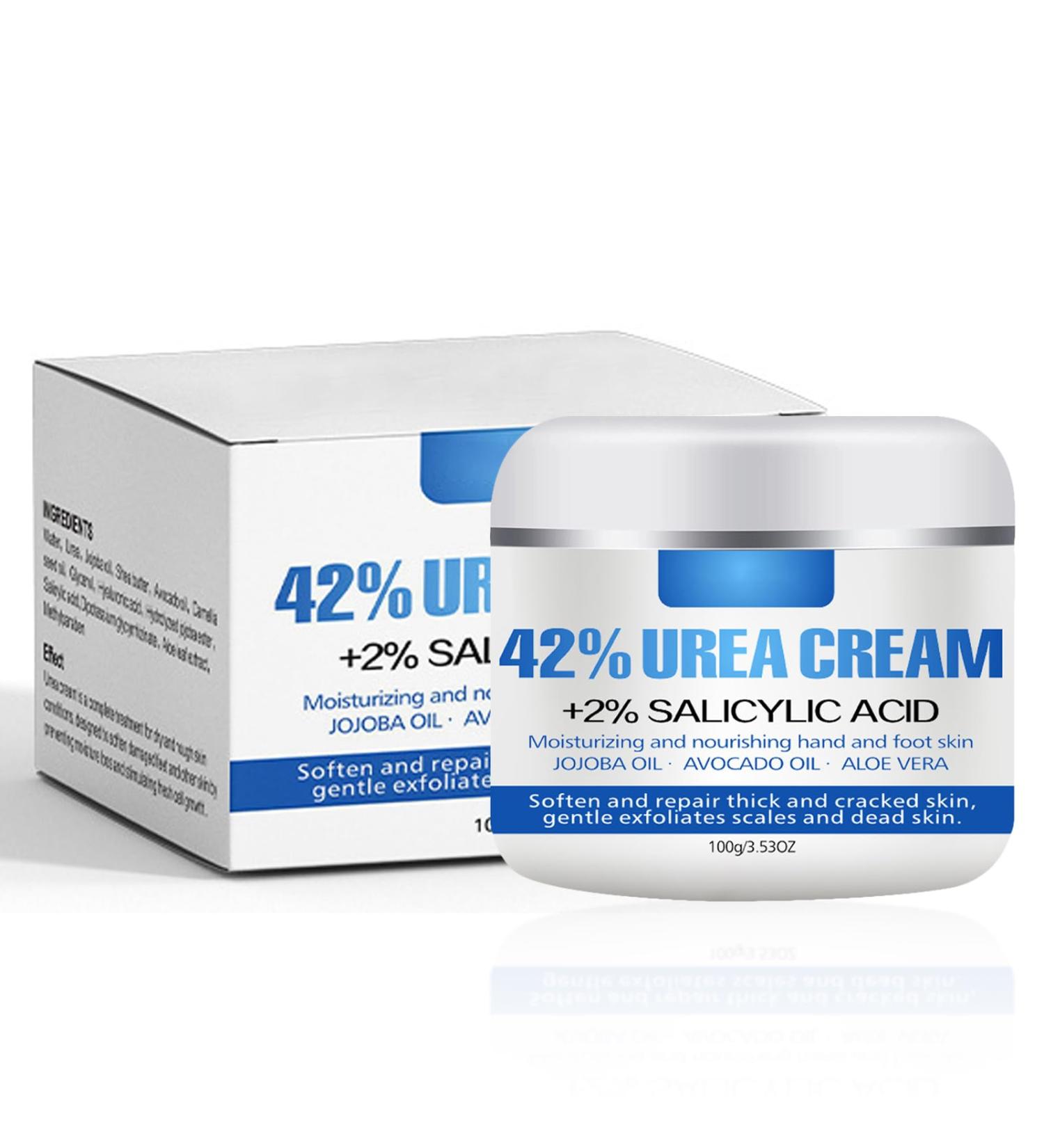 Urea Foot Cream 40% Urea Cream Cracked Heel Repair Cream with 2% Salicylic Acid Foot Cream for Cracked Heels and Dry Skin Moisturizing Callus Remover for Hand Foot Skin Care - Buy Online on GoSupps.com