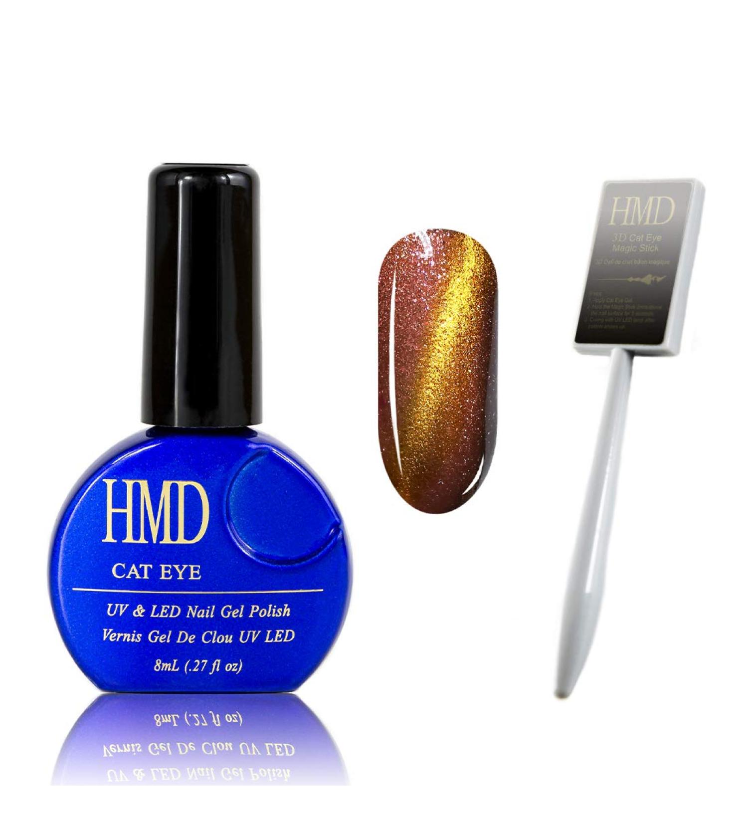 Canada HMD Soak Off UV LED Gel Nails Polish 3D Cat Eye gel coat with Magic stick (C) (018) - Buy Online on GoSupps.com
