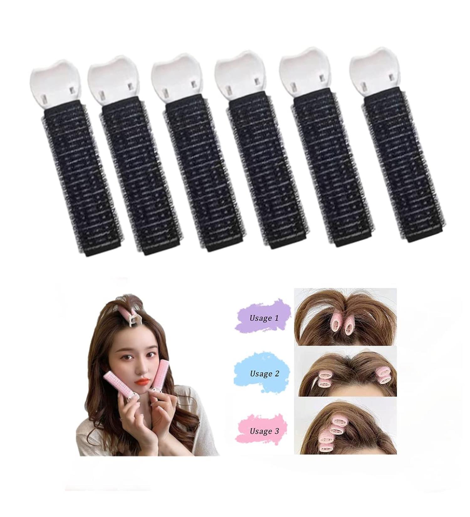 6PCS Black Hair Volumizing Clips - DIY Hair Styling Accessories for Root Volume - Buy Online on GoSupps.com