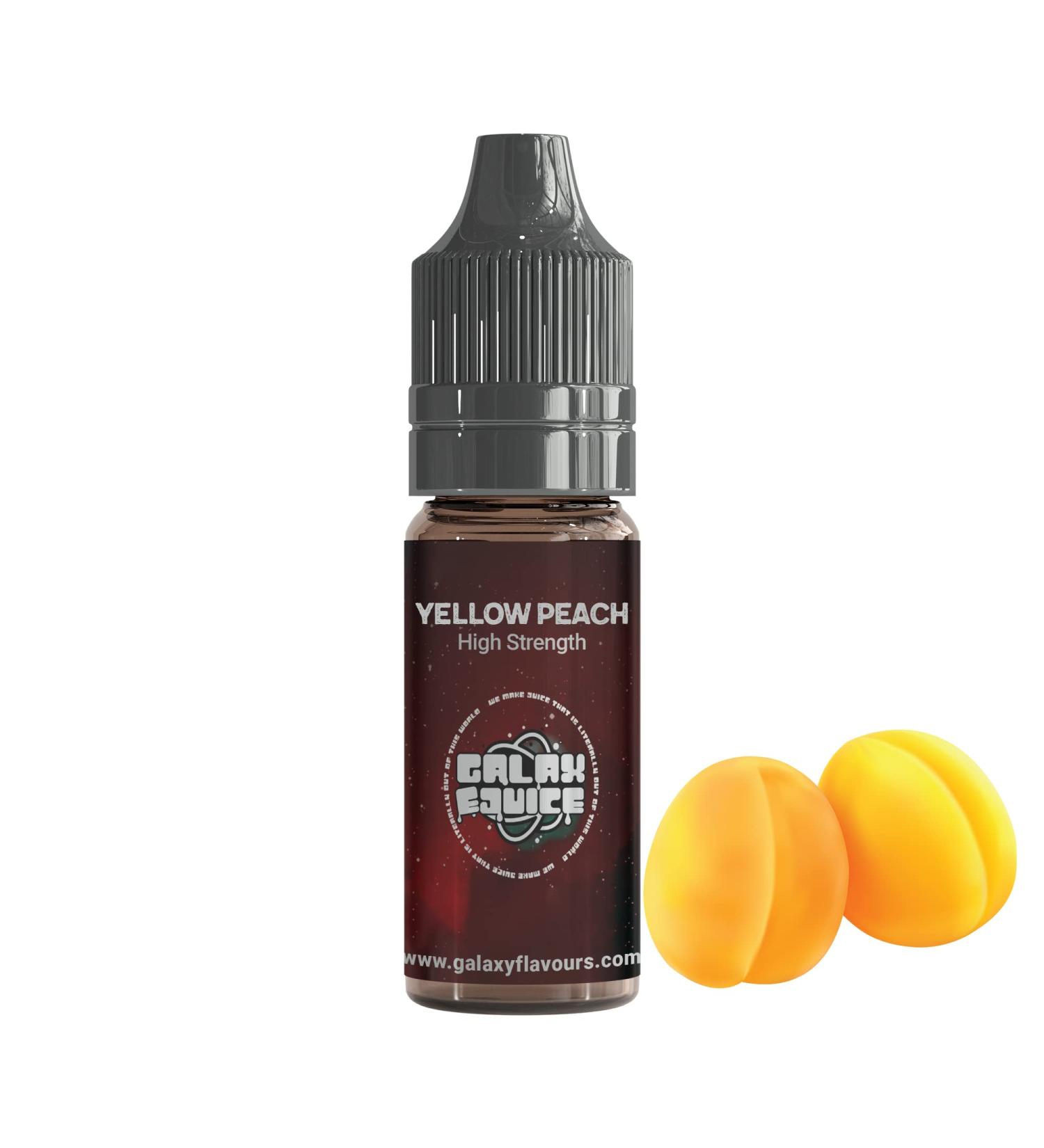 Yellow Peach High Strength Flavouring - 10ml Bottle - Galaxy Food Flavours - Buy Online on GoSupps.com