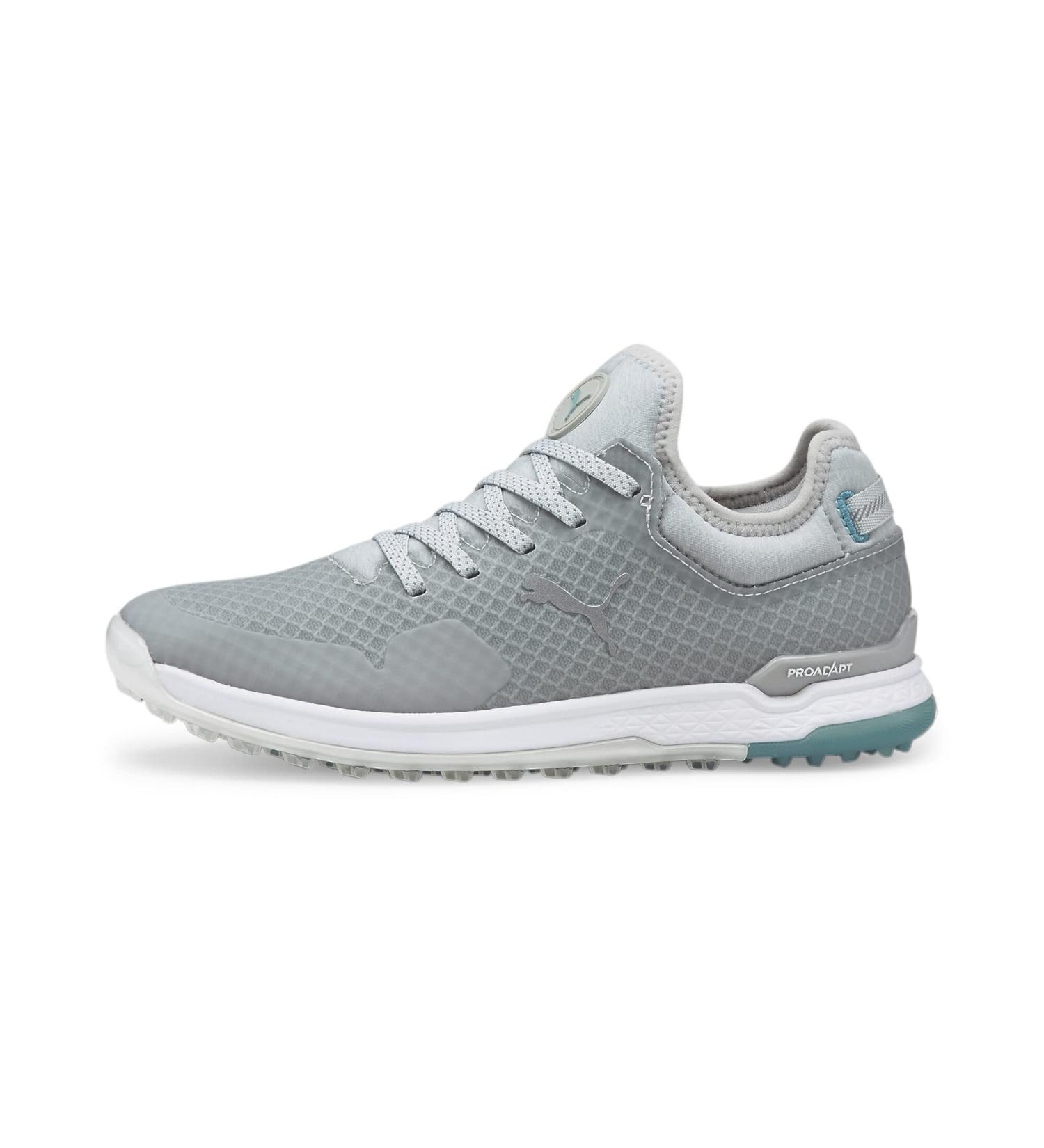 PUMA Women's Proadapt Alphacat Golf Shoe 40.5 EU - High Rise Puma Silver Porcelain | Premium Performance & Style - Buy Online on GoSupps.com