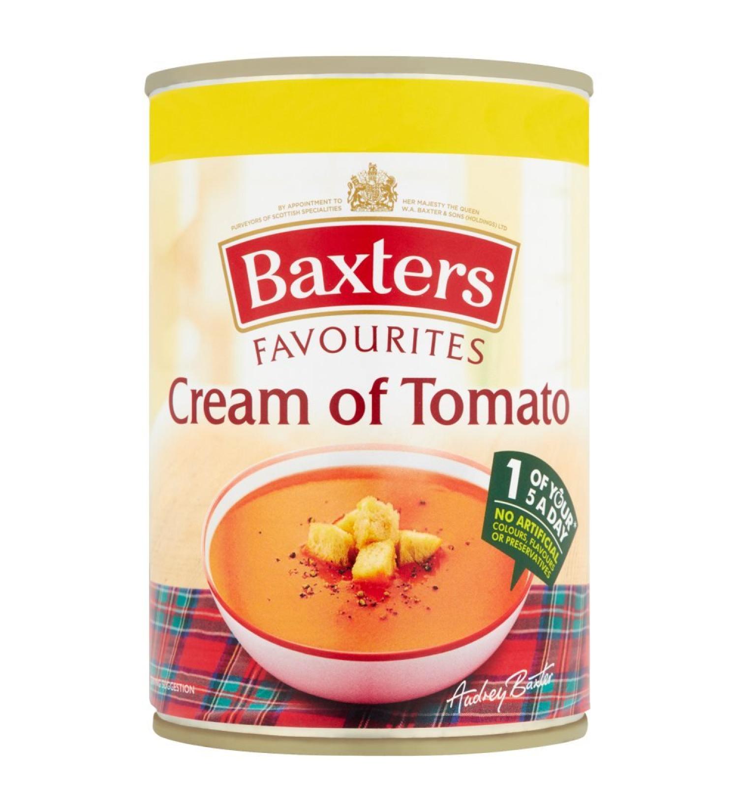 Baxter Baxters Favourites Cream of Tomato Soup 400g x 2