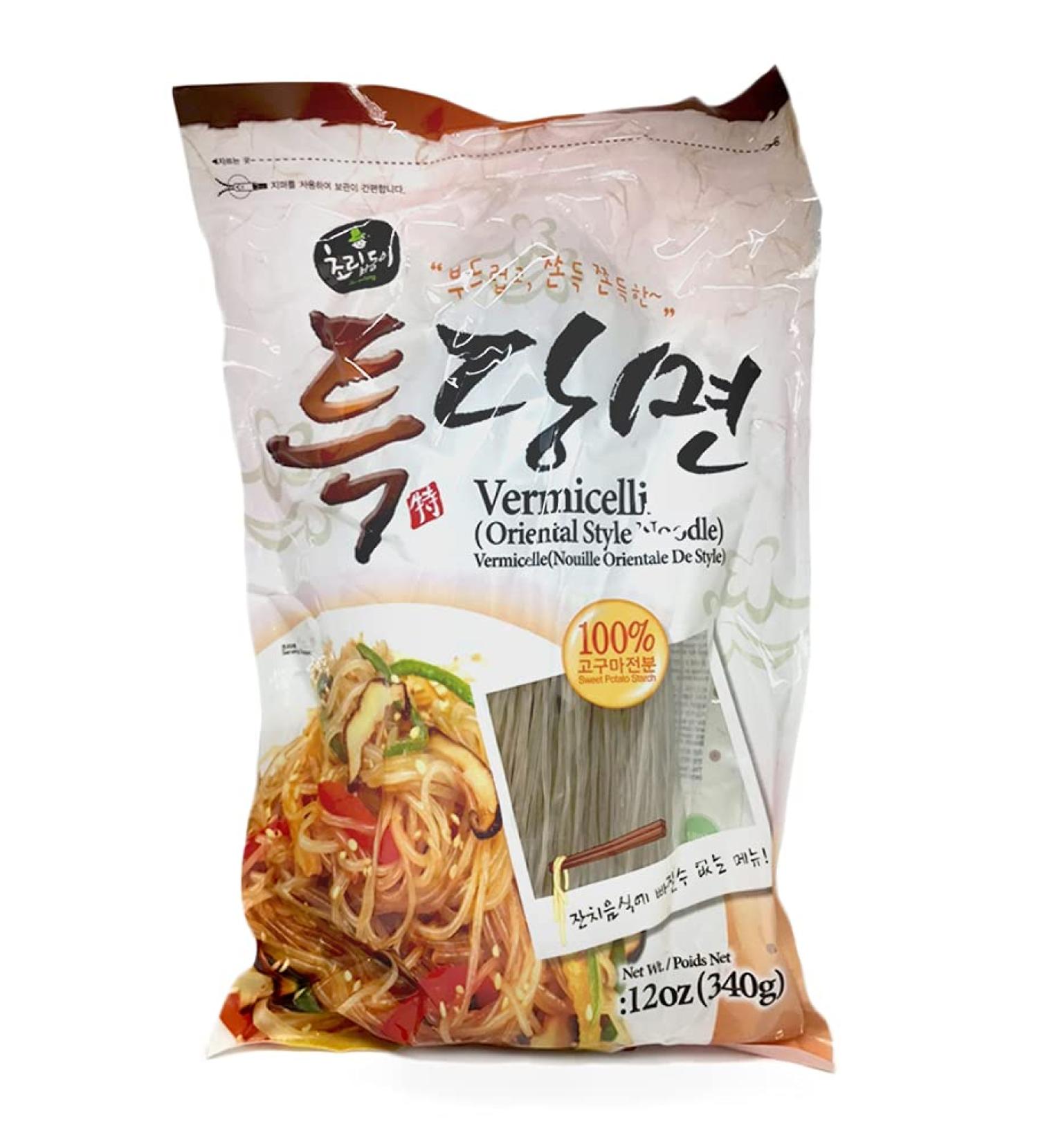 Choripdong Dangmyeon Korean Vermicelli Oriental Style Noodle Sweet Potato Starch ( ) 340g - Buy Online on GoSupps.com