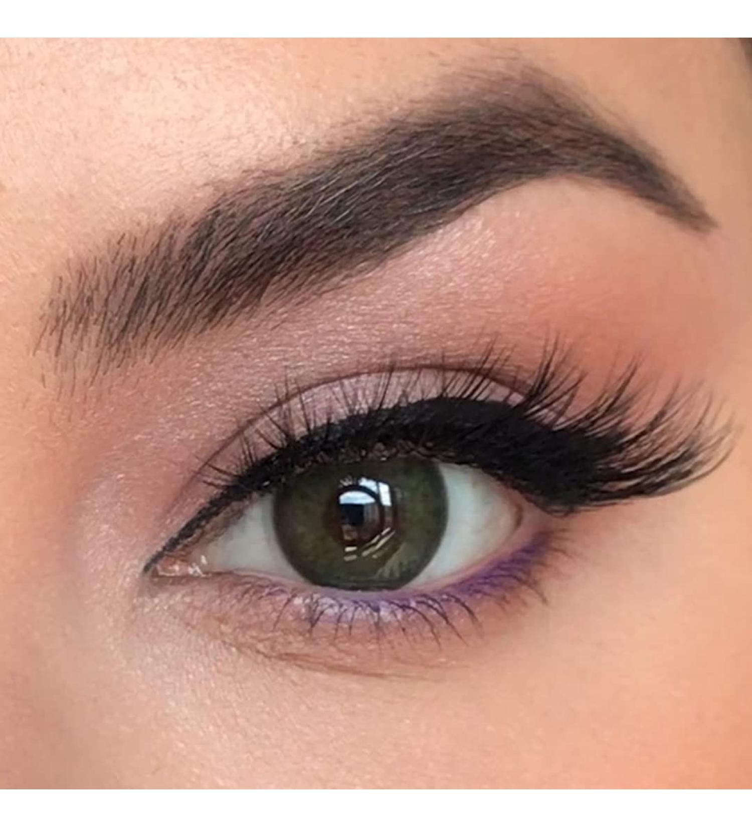 La Bella Moss Green Colored Contact Lenses - Premium Monthly Lenses for Dark Eyes (diopttria -0.00) - 3 Months Supply - Buy Online on GoSupps.com