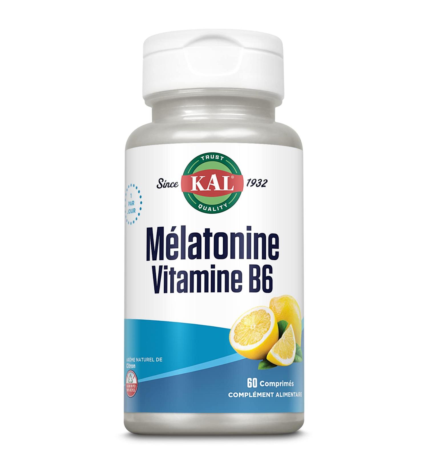 Kal M latonine + Vitamine B6 Assimilation optimale | Sommeil rapide et r parateur | 60 comprim s sublinguaux - Buy Online on GoSupps.com