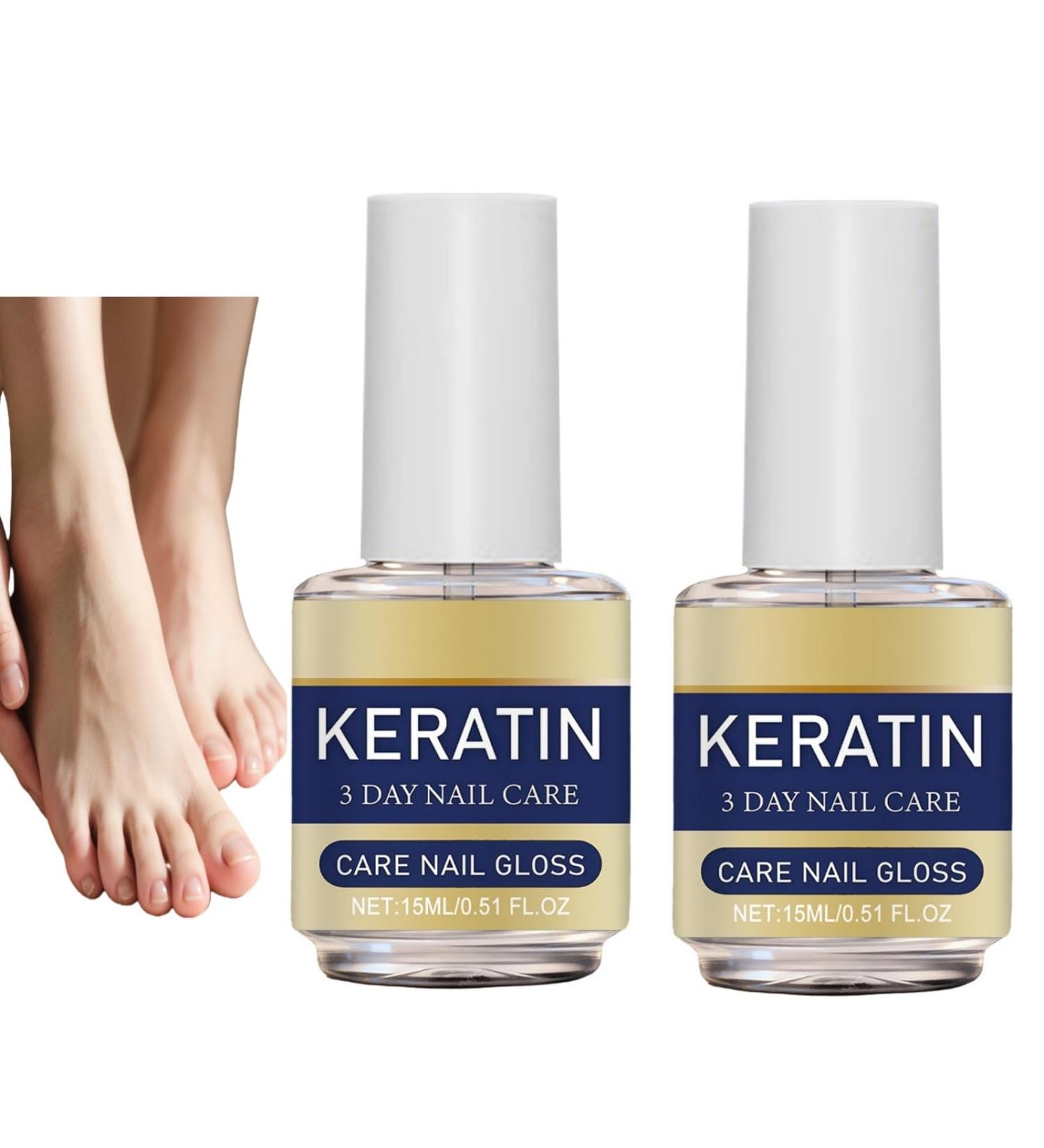 Soin des ongles la k ratine 3 jours fortifiant durcissant hydrat pour les ongles faibles/ab m s soin des cuticules pour le renforcement des ongles des pieds/des doigts (2PCS) - Buy Online on GoSupps.com