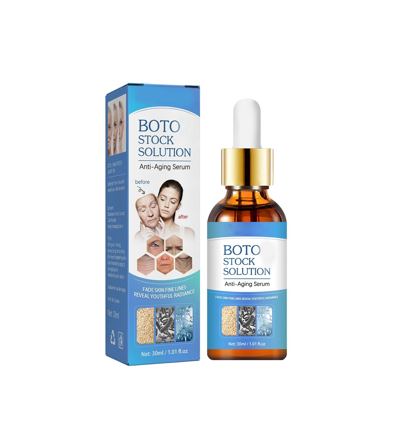BOTO Stock Solution Anti Aging Serum - BOTO Face Serum - Collagen Boost Anti-Aging Serum - Face Lift Cream Serum Anti Wrinkle (1PC) - Buy Online on GoSupps.com