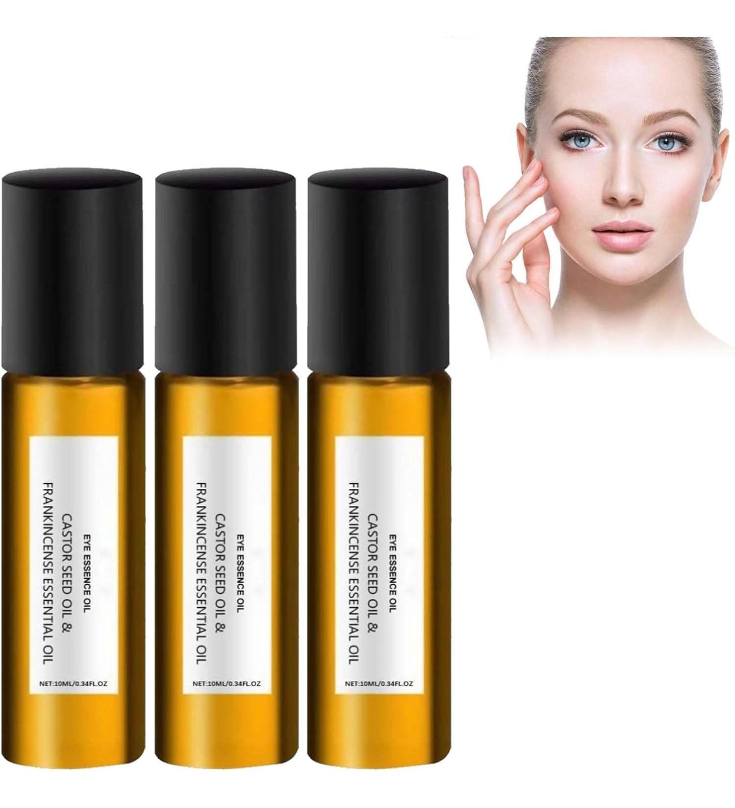 Castor Oil Eye Roller Roller Ball Castor Oil And Frankincense Pure Castor Oil & Frankincense Essential Oil Anti-Aging Moisturizer Roller Ball Reduce Wrinkles Puffiness Bags Under Eyes (10ML 3PC) - Buy Online on GoSupps.com