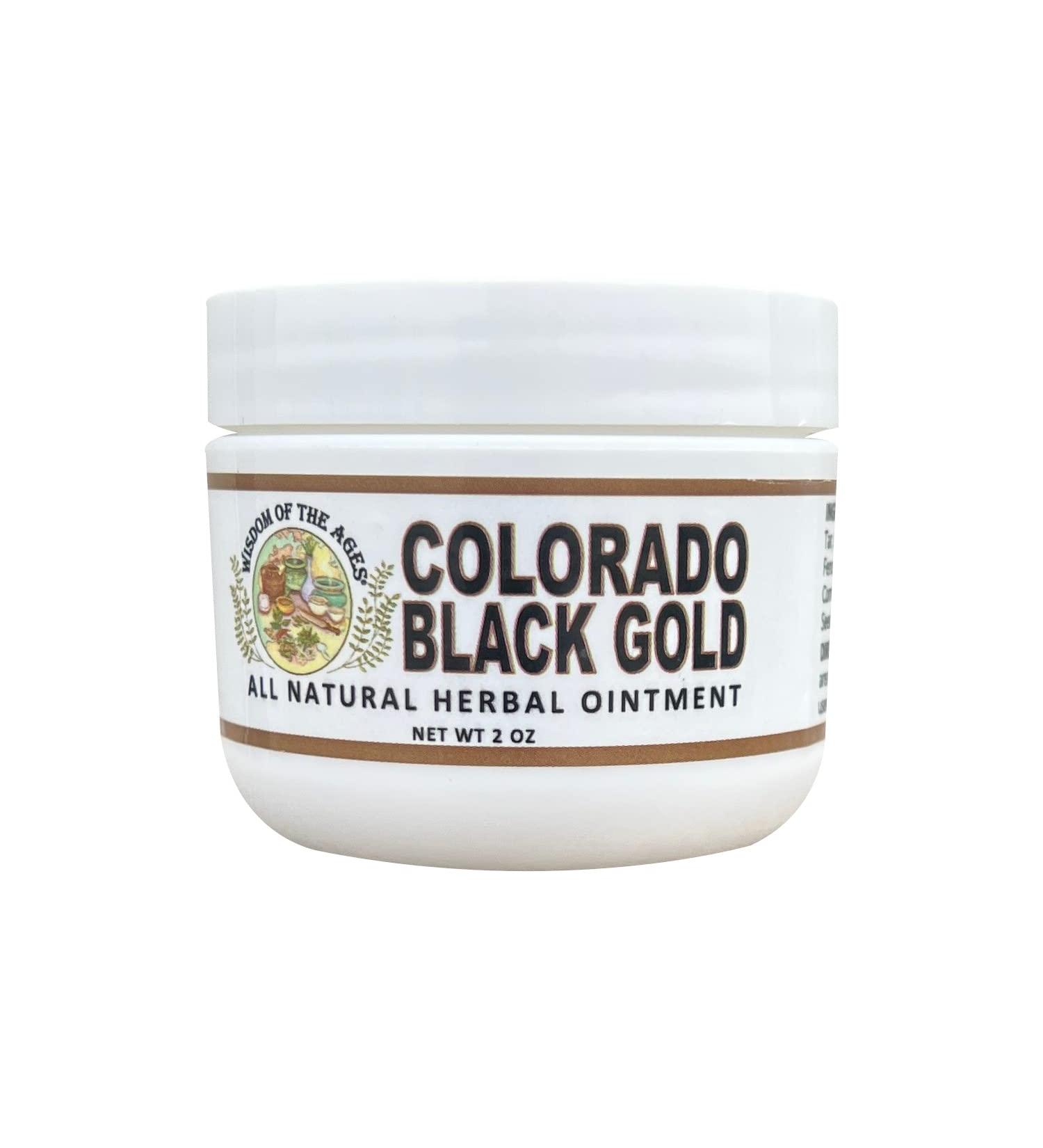 Colorado Black Gold Ointment Herbal Drawing and Healing Salve. 2 oz.