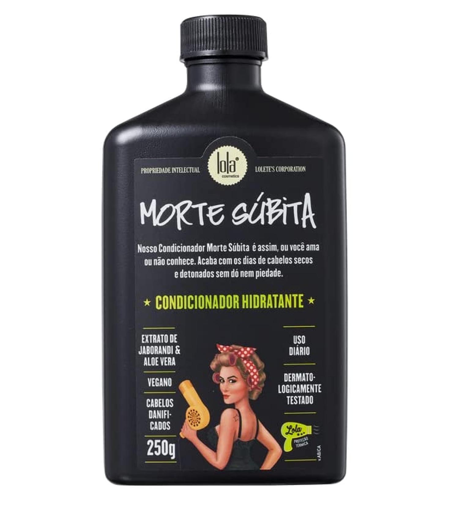 Lola From Rio Morte Subita Moisturizing Conditioner - Vegan Cruelty-Free Paraben & Sulfate-Free for Dry & Damaged Hair - 8.45 Fl Oz - Buy Internationally - Buy Online on GoSupps.com