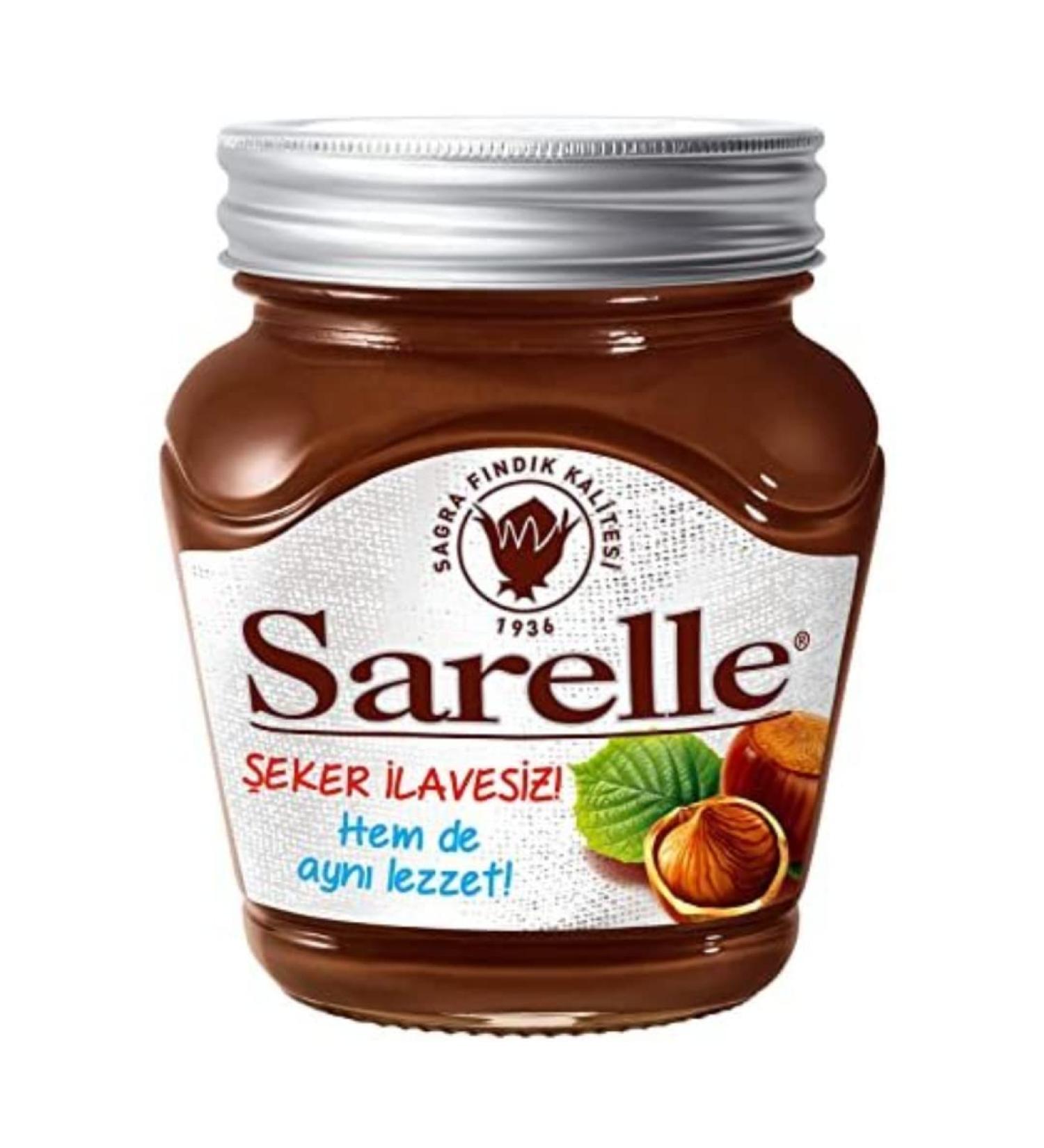 Sarelle Hazelnut Spread No Sugar Added 350gr x 4 pack