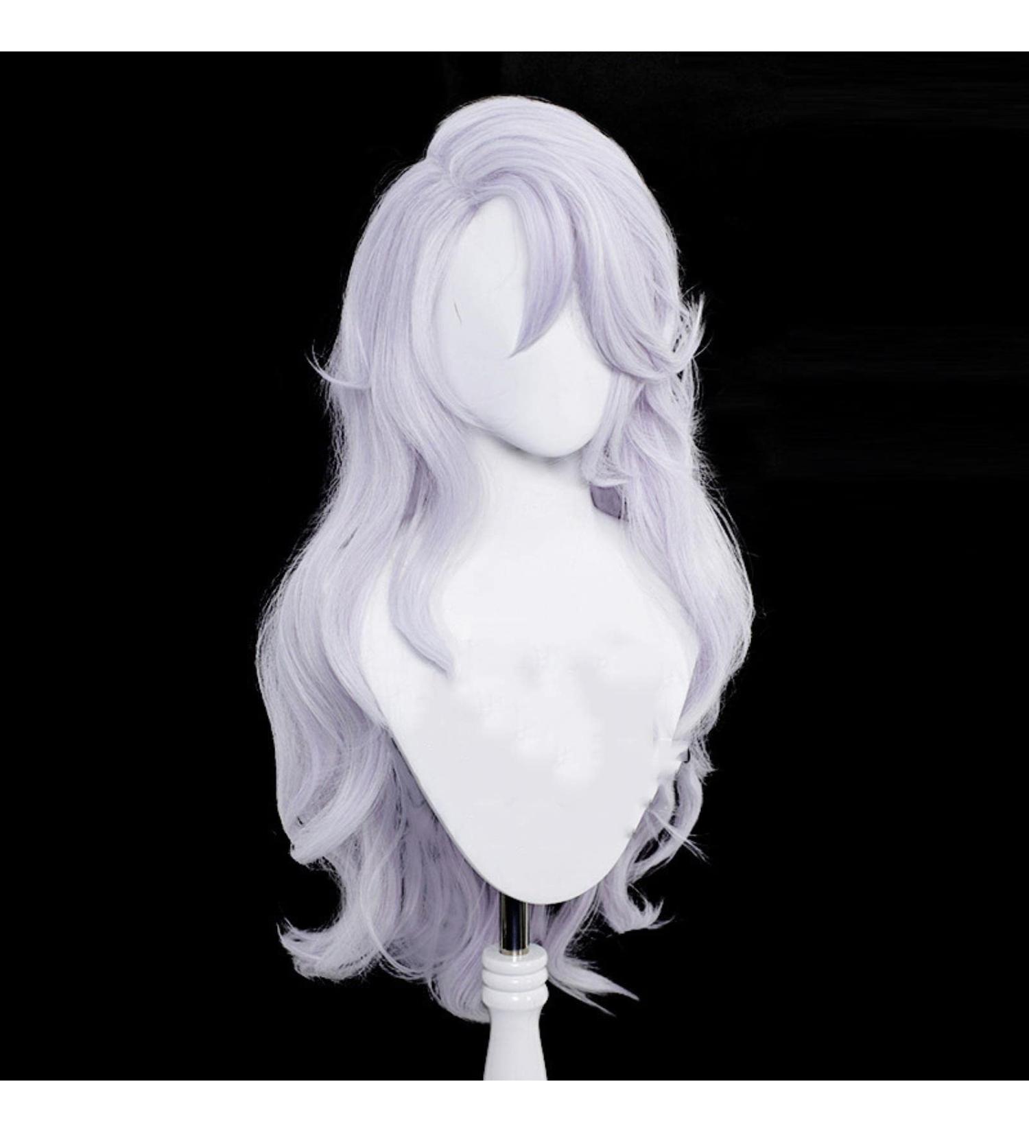 Puyyds Gojo Satoru Cosplay Wig - Jujutsu Kaisen Unisex 70cm Long Silver Purple Heat-Resistant Anime Wig + Cap - Buy Online on GoSupps.com