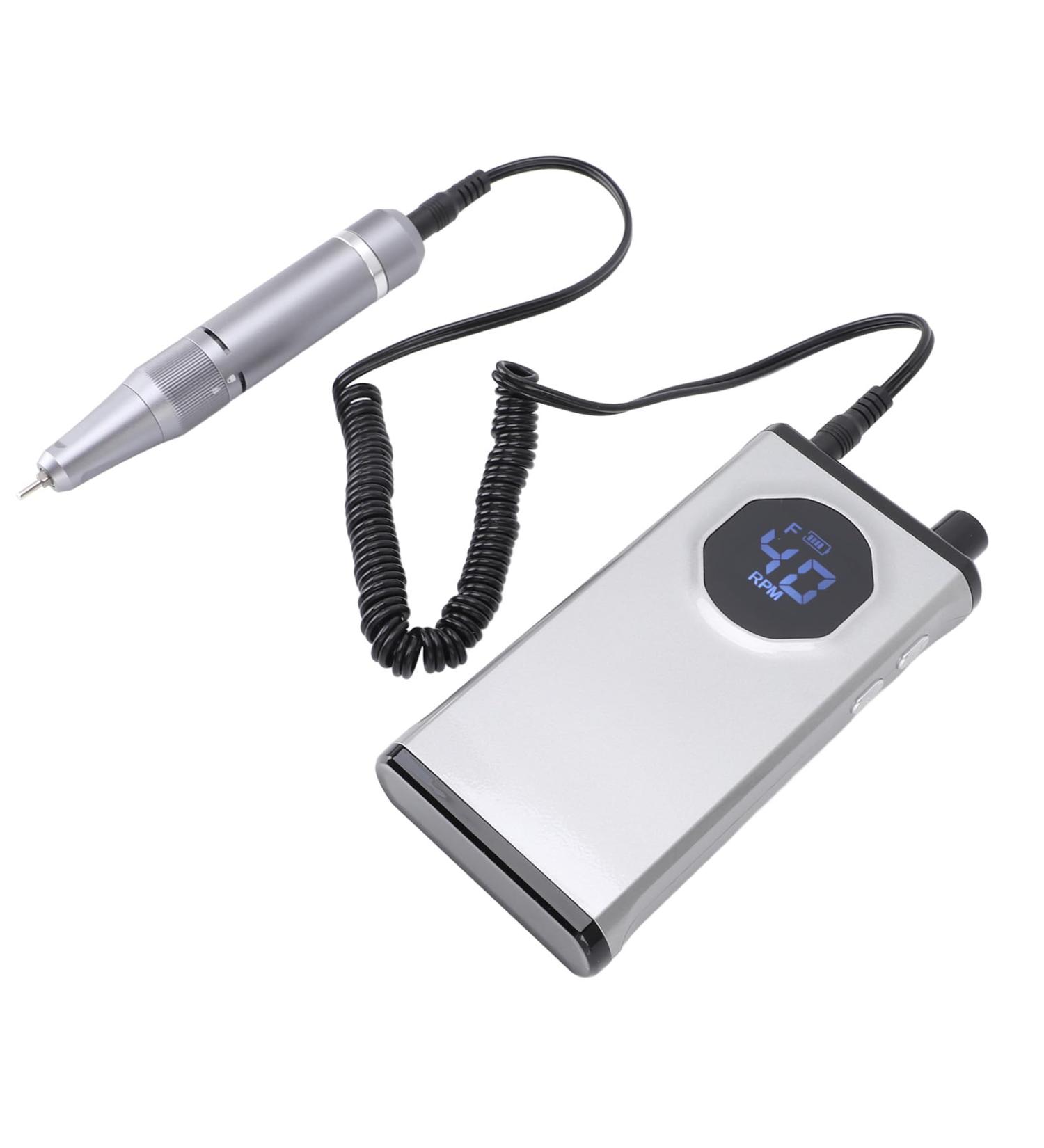 Electric Nail File 40000RPM Electric Nail Drill Forward and Reverse Rotation for Nail Technicians (Gray) - Buy Online on GoSupps.com