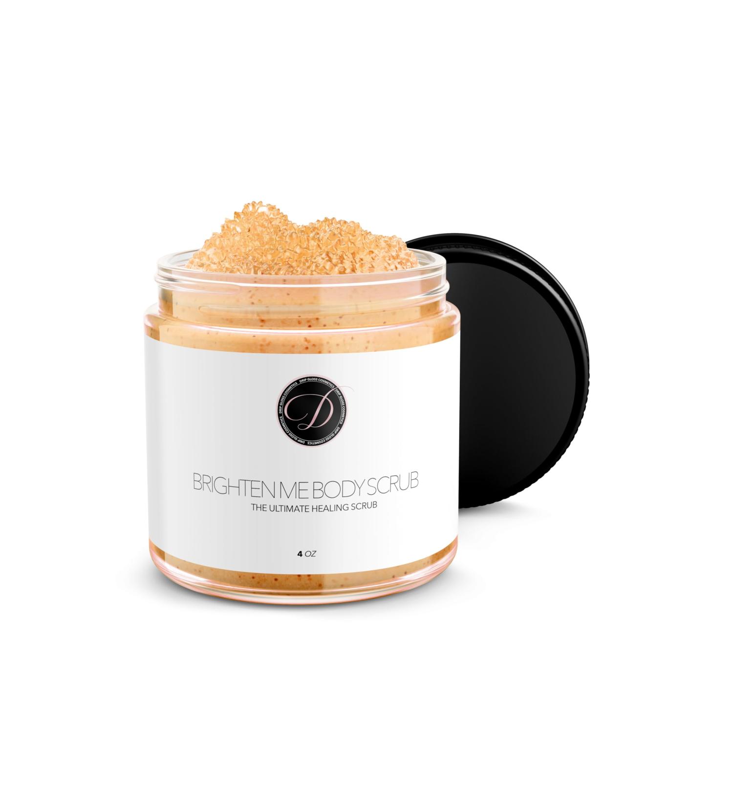 Dripglosss Brighten Me Scrub Turmeric Sugar Scrub for Bikini Line & Inner Thighs Fades Dark Spots Ingrown Hairs & Discoloration Gentle Exfoliant for Sensitive Skin (8 oz) - Buy Online on GoSupps.com