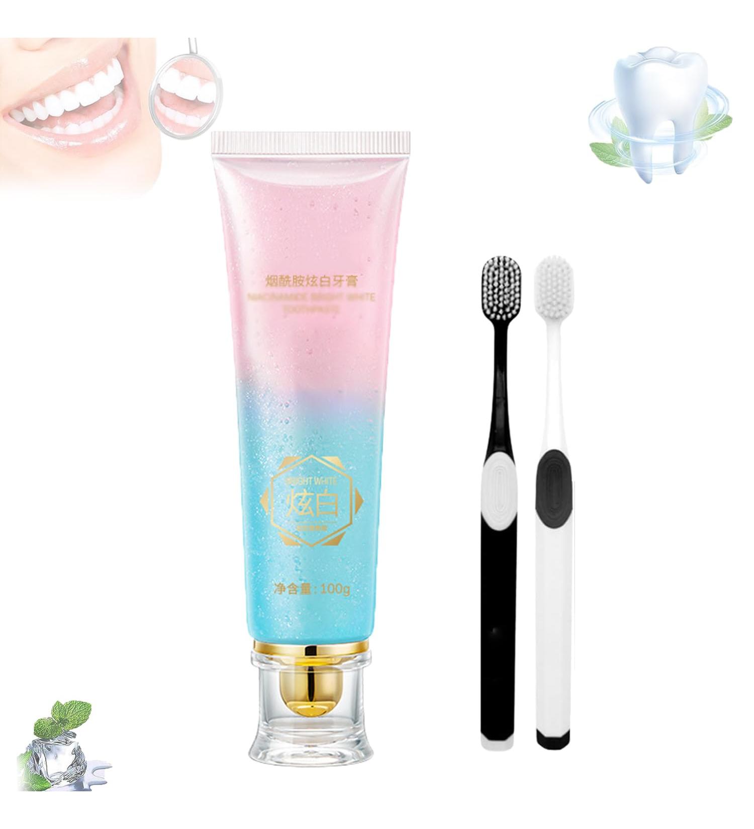 Qianzilan Toothpaste Niacinamide Whitening Toothpaste Qianzilan Niacinamide Bright White Toothpaste Bodyaccel Toothpaste Xoermioy Toothpaste Spokesmany Toothpaste Niacinamide Toothpaste (100g) - Buy Online on GoSupps.com