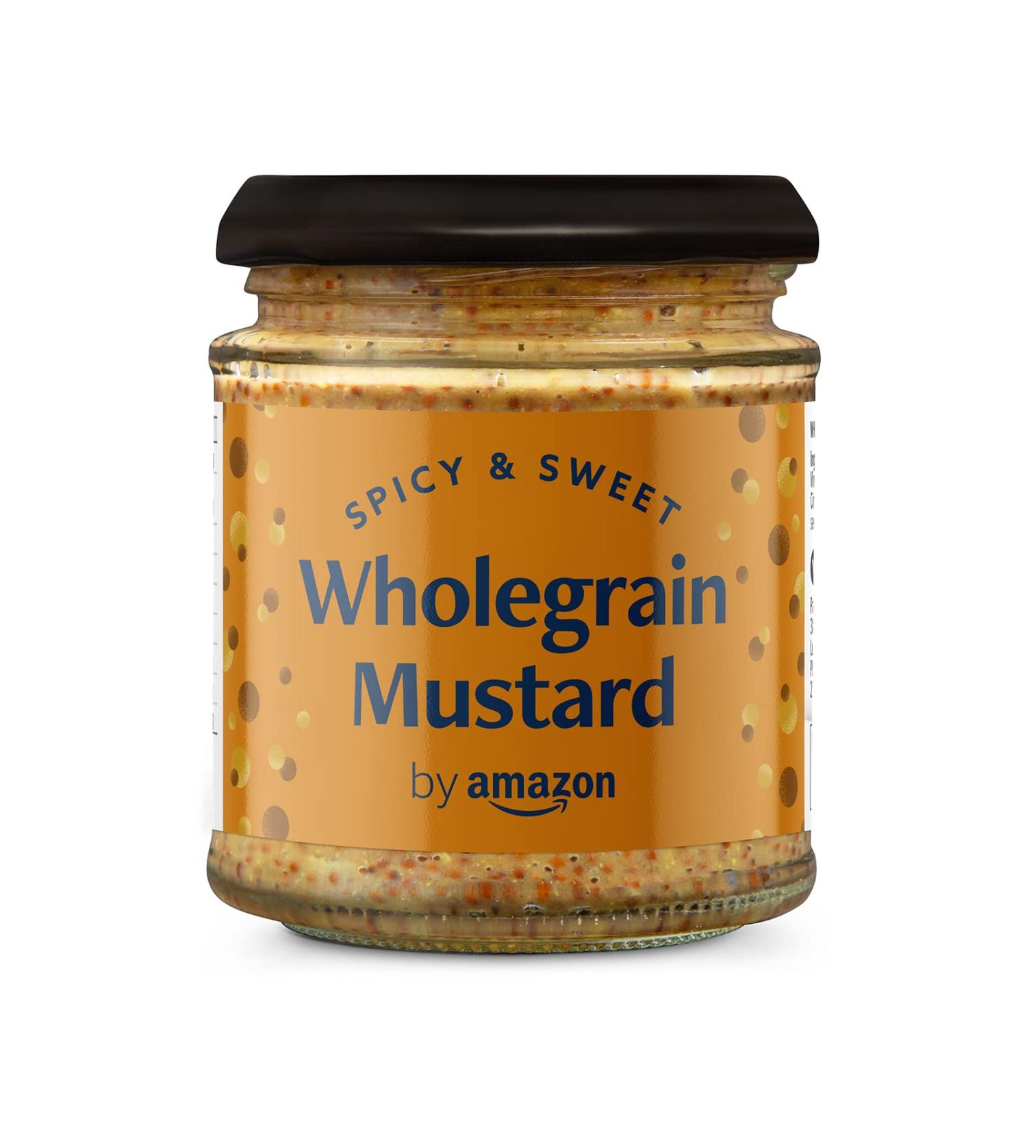 by Amazon Wholegrain Mustard Spicy 180g - Buy Online on GoSupps.com