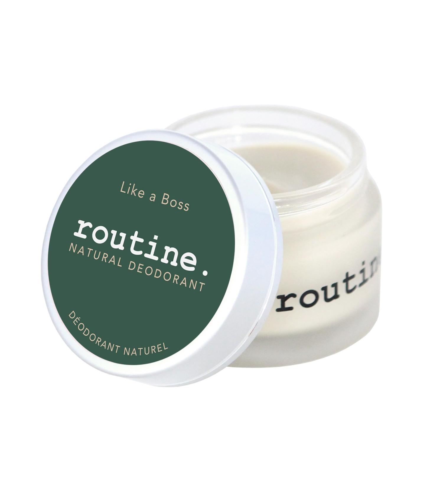 Routine Natural Deodorant Like A Boss Deo Jar | 2 Fluid Oz. Natural Deodorant | Aluminum Free Natural Deodorant For Women & Men (Cream Jar Formula) - Buy Online on GoSupps.com