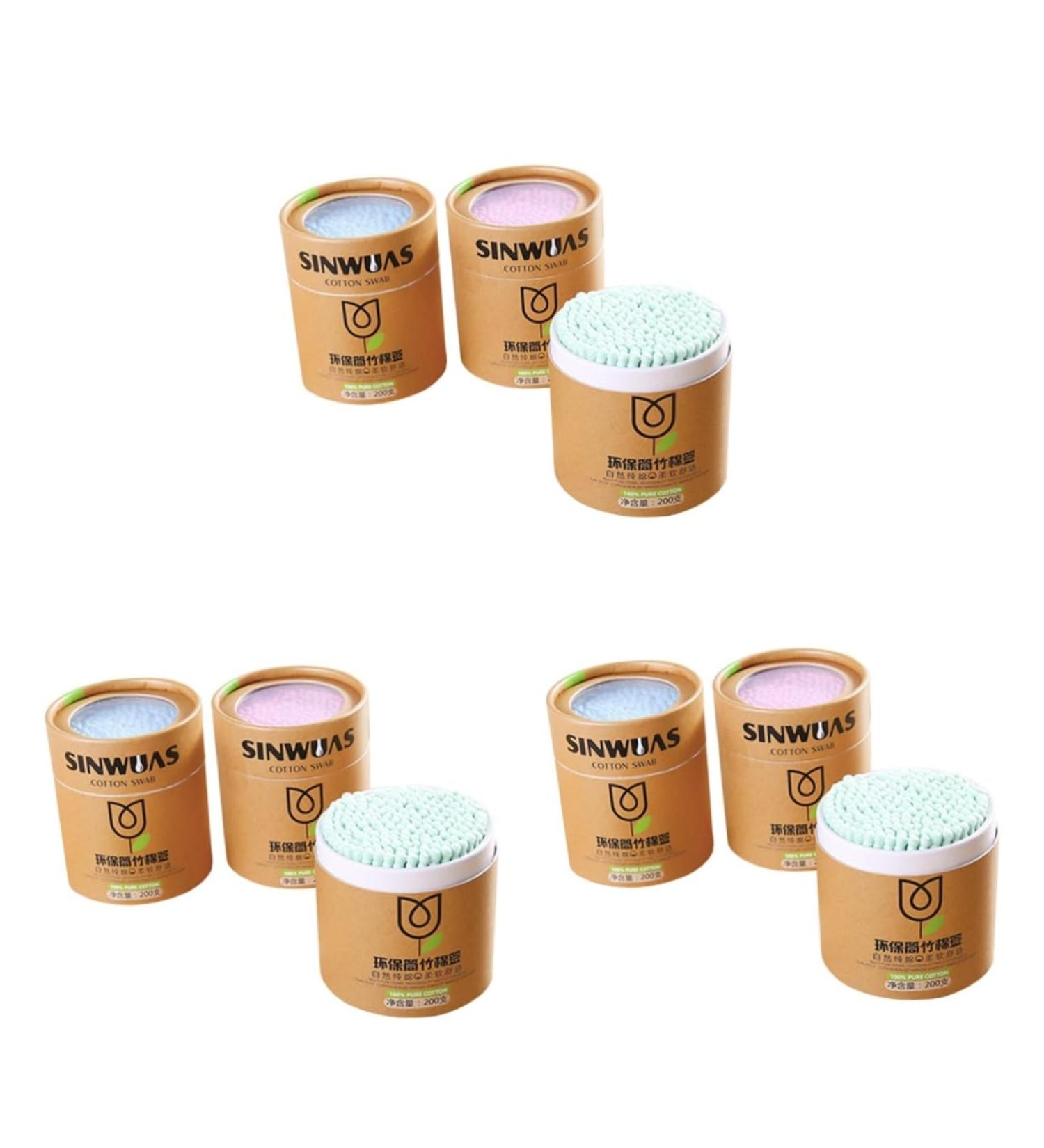 Buy Minkissy 9 Boxes Cotton Swabs - Iodine Makeup Swabs Disposable Cleaning Sticks & Ear Buds for Cosmetics | International Shipping Available - Buy Online on GoSupps.com