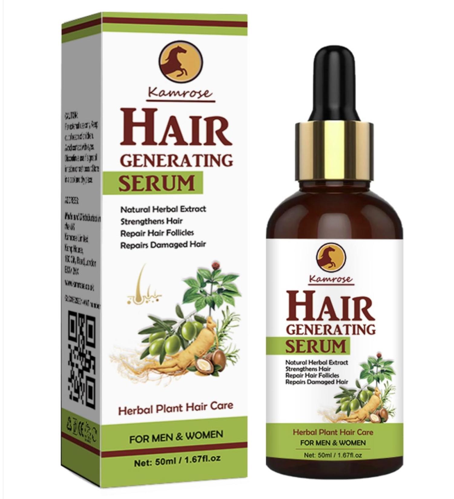 Hair Growth Serum Hair Loss &Hair Thinning Treatment Hair Serum Stimulates New Hair Growth Promotes Thicker Fuller and Faster Growing Hair - Buy Online on GoSupps.com