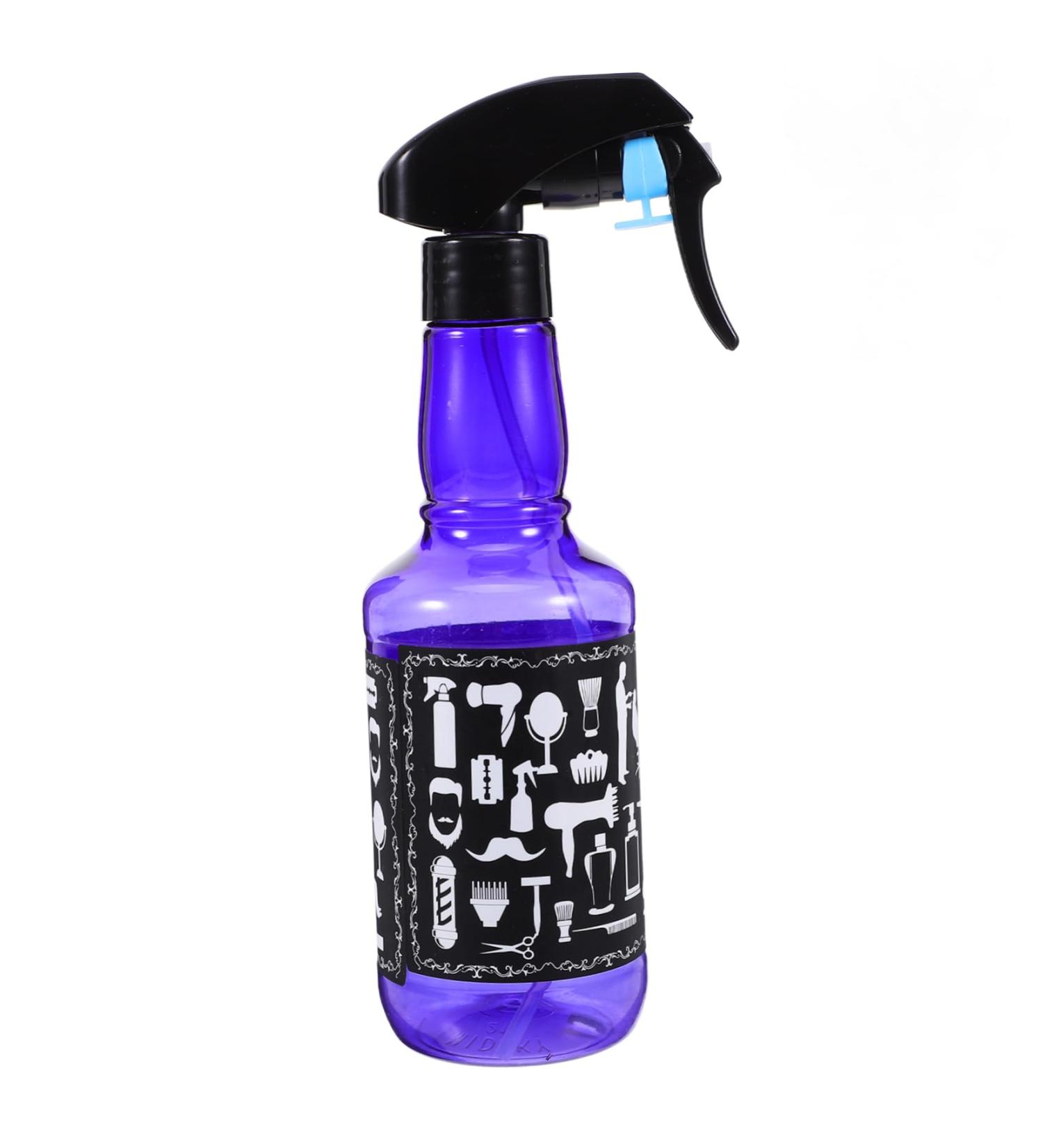 Lurrose Purple Hairspray Bottle - Empty Stylist Spray Bottle for Curly Hair | Hairdresser Accessories | International Shipping - Buy Online on GoSupps.com