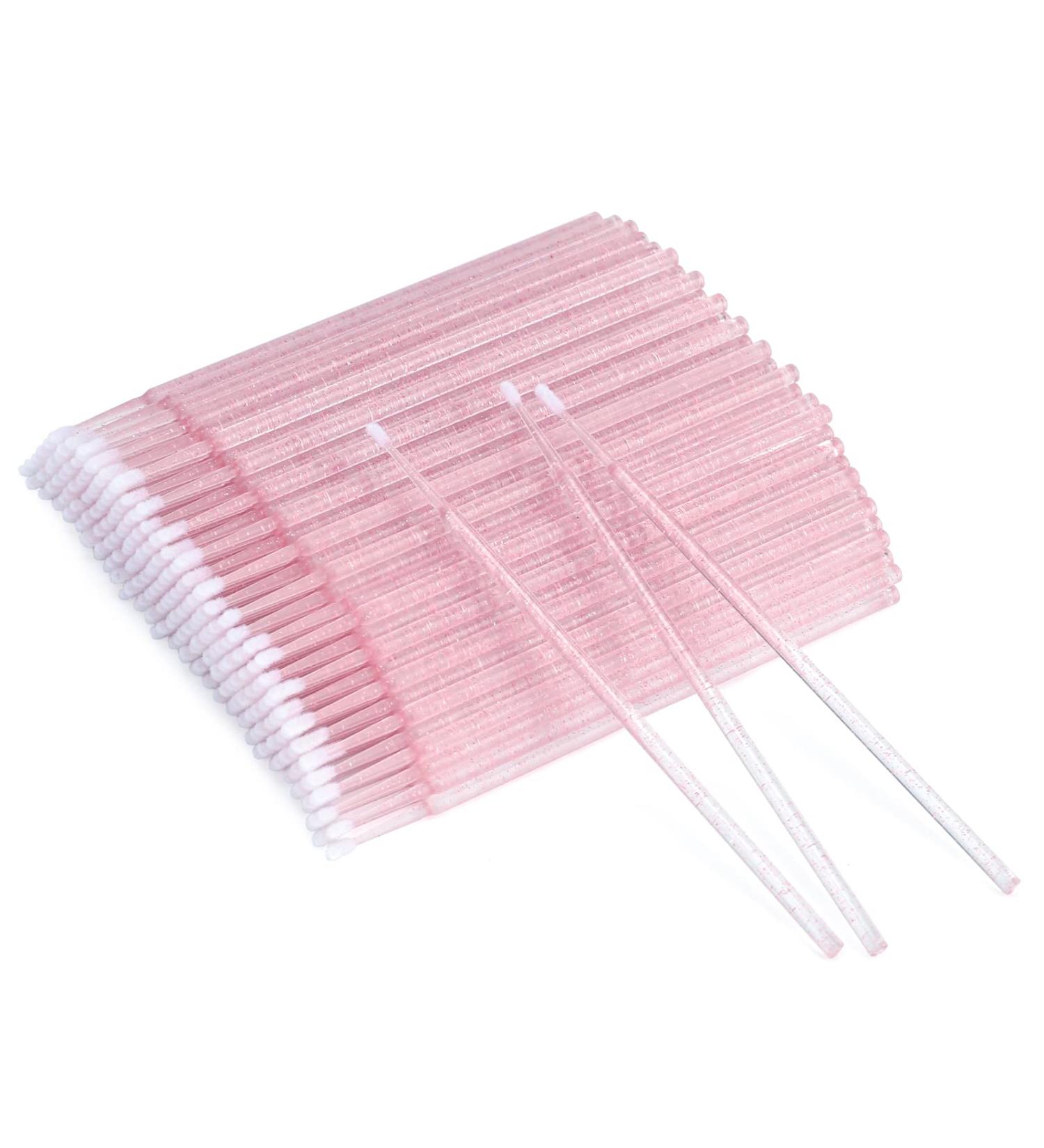 200PCS G2PLUS Crystal Pink Micro Applicators for Eyelash Extensions - Disposable Eyelash Extension Swabs - Buy Online on GoSupps.com