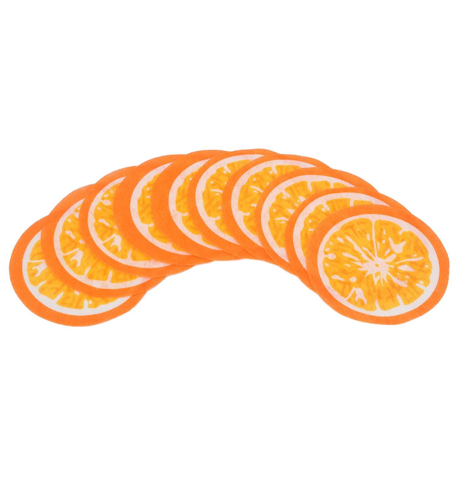 Papier de Masque Facial DIY Compresse Humide Jetable Favorisant l'absorption Masque Facial Respectueux de la Peau Papier en Forme d'orange Couverture Suppl mentaire pour un - Buy Online on GoSupps.com