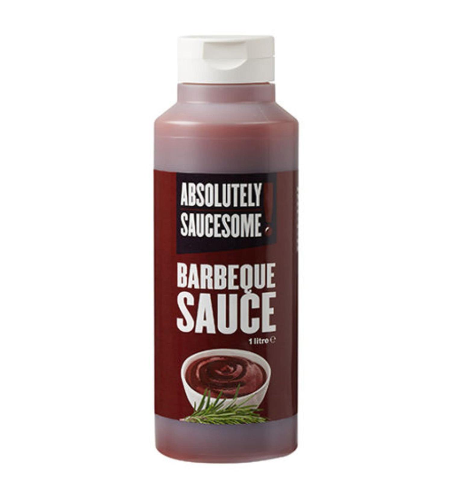 Absolutely Saucesome Barbecue Sauce 1L Restaurant Quality idea for burgers and many other meal ideas Barbecue Dipping Sauce