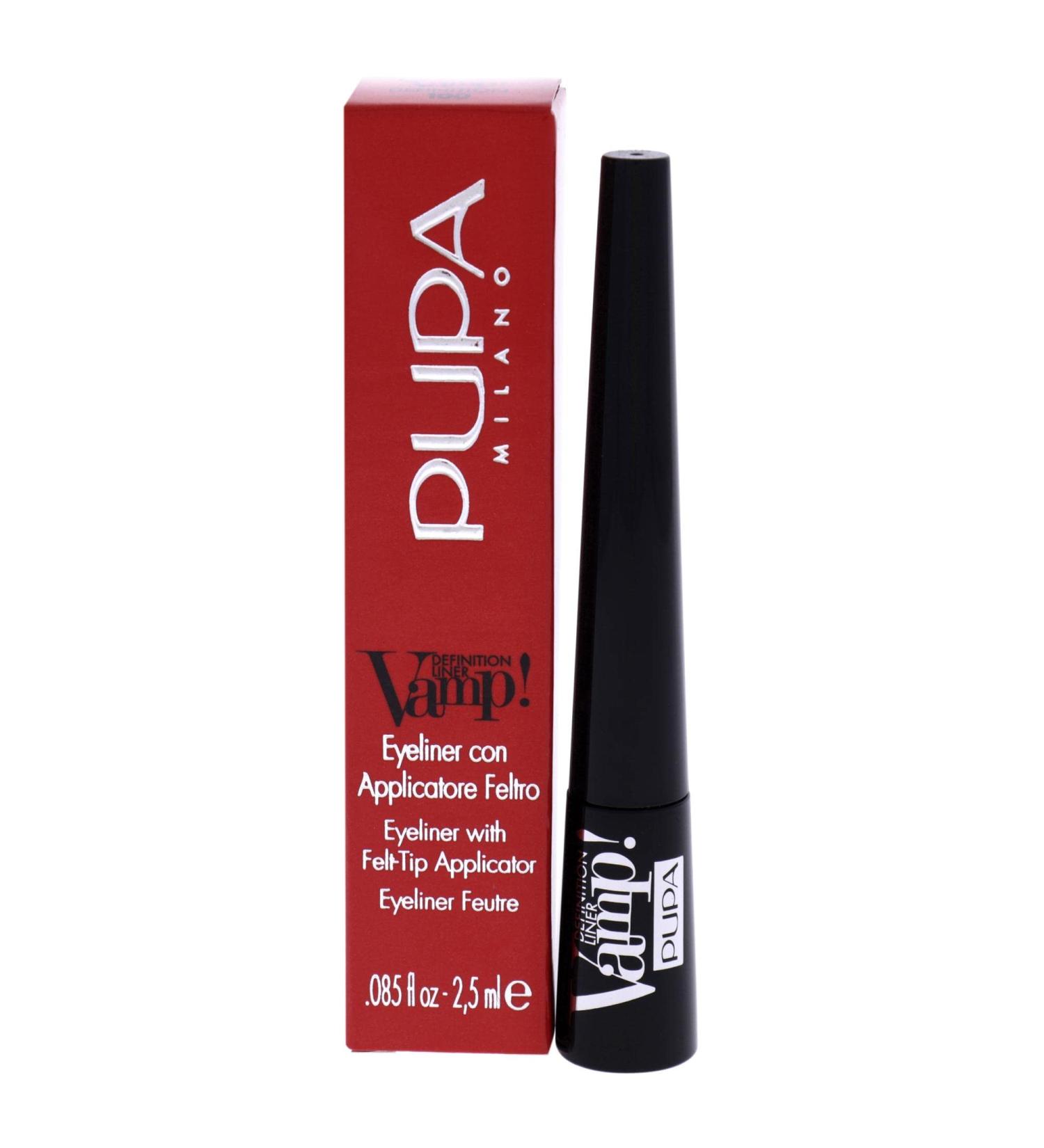 Pupa Vamp! Definition Liner 100 Extrablack - Intense Matte Black Eyeliner for Stunning Eyes | Buy Internationally - Buy Online on GoSupps.com
