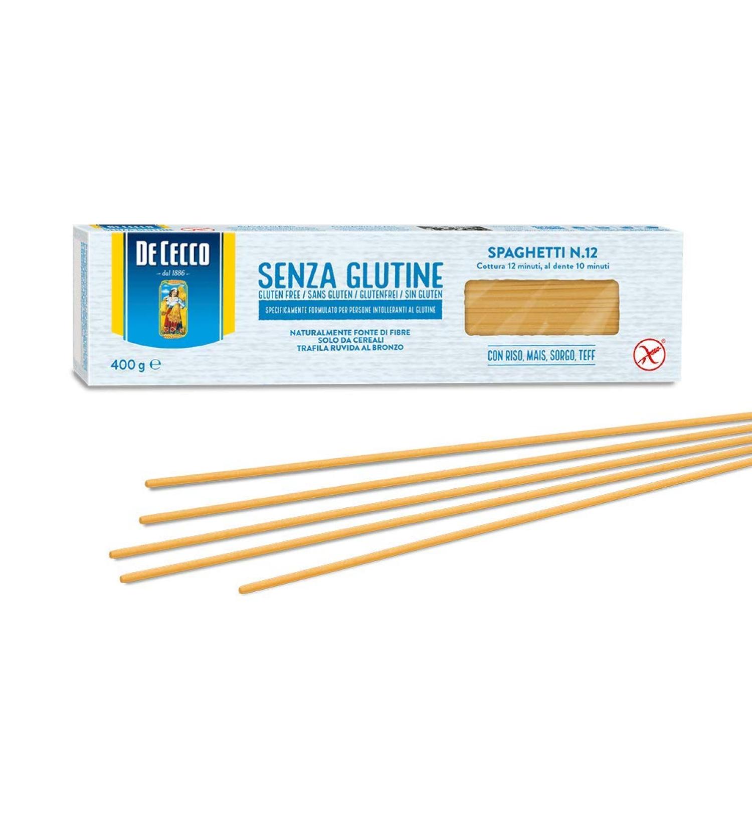 20 x De Cecco Spaghetti 400g Gluten Free Gluten Pasta