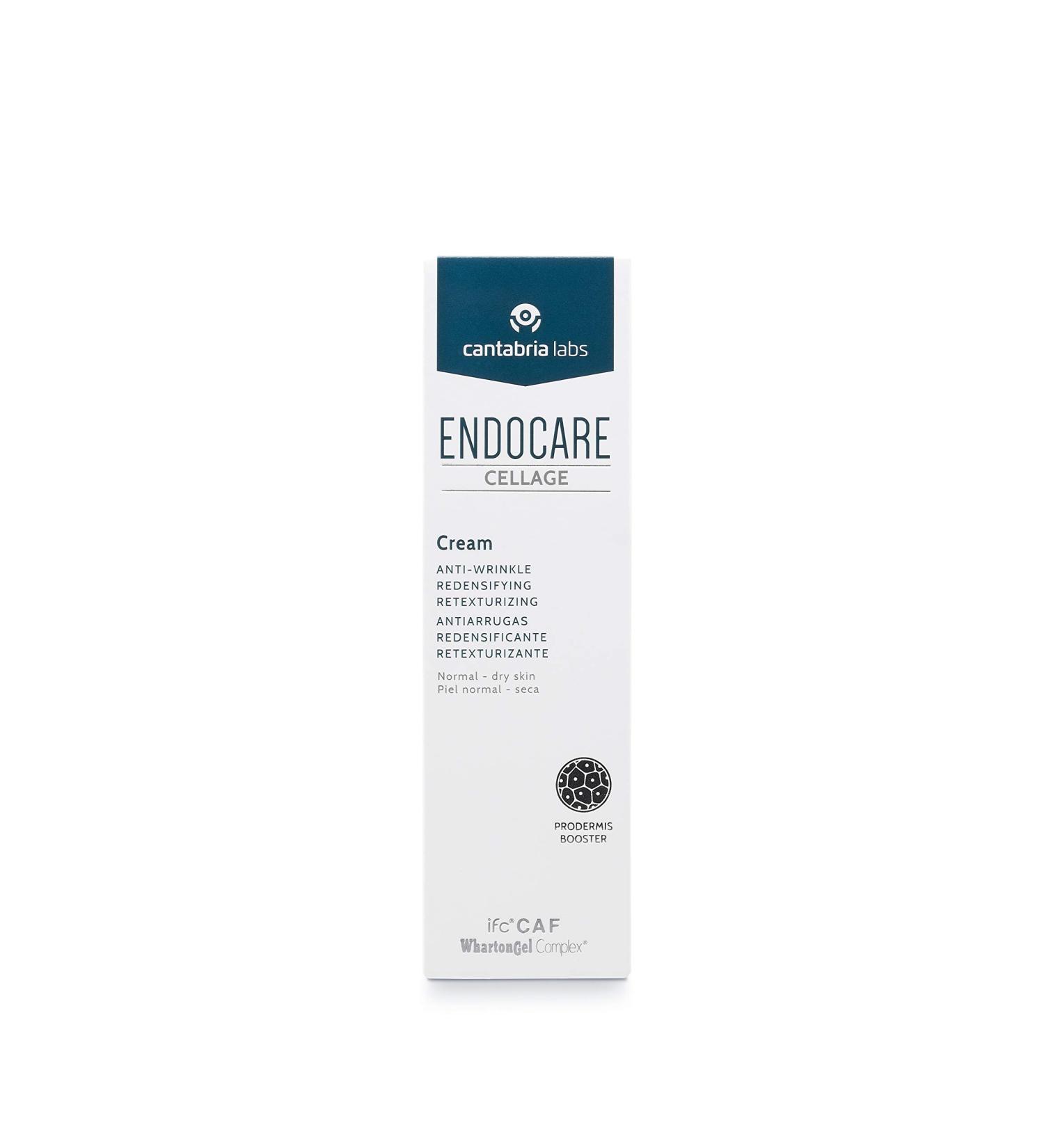 Endocare Cellage Anti-Aging Cream with Hyaluronic Acid - Wrinkle Repair Nourishing & Restructuring for Normal and Dry Skin - 50ml - Buy Online on GoSupps.com