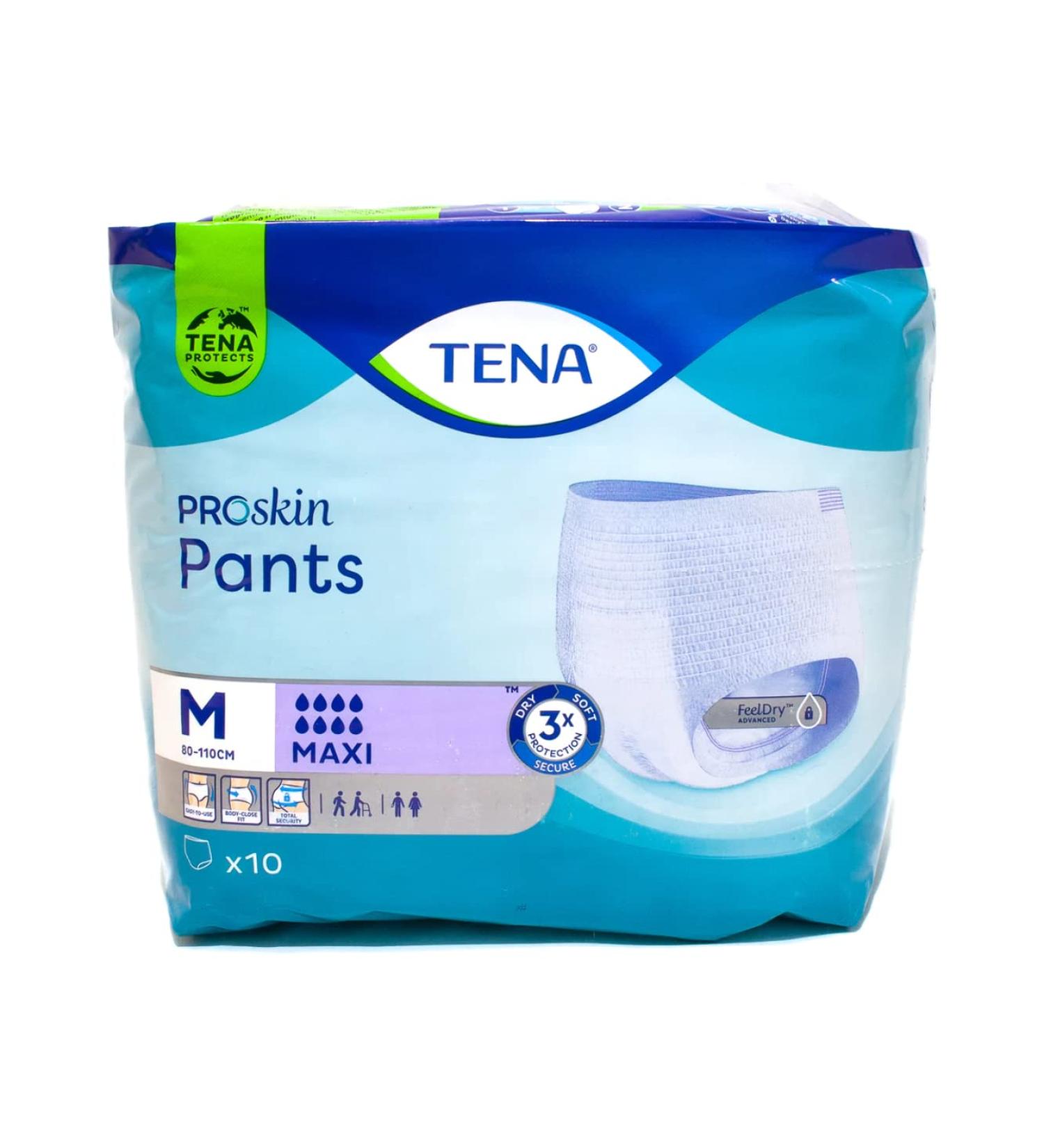 Tena Pants Maxi Size M - 10 pcs Disposable Incontinence Pants | International Shipping - Buy Online on GoSupps.com