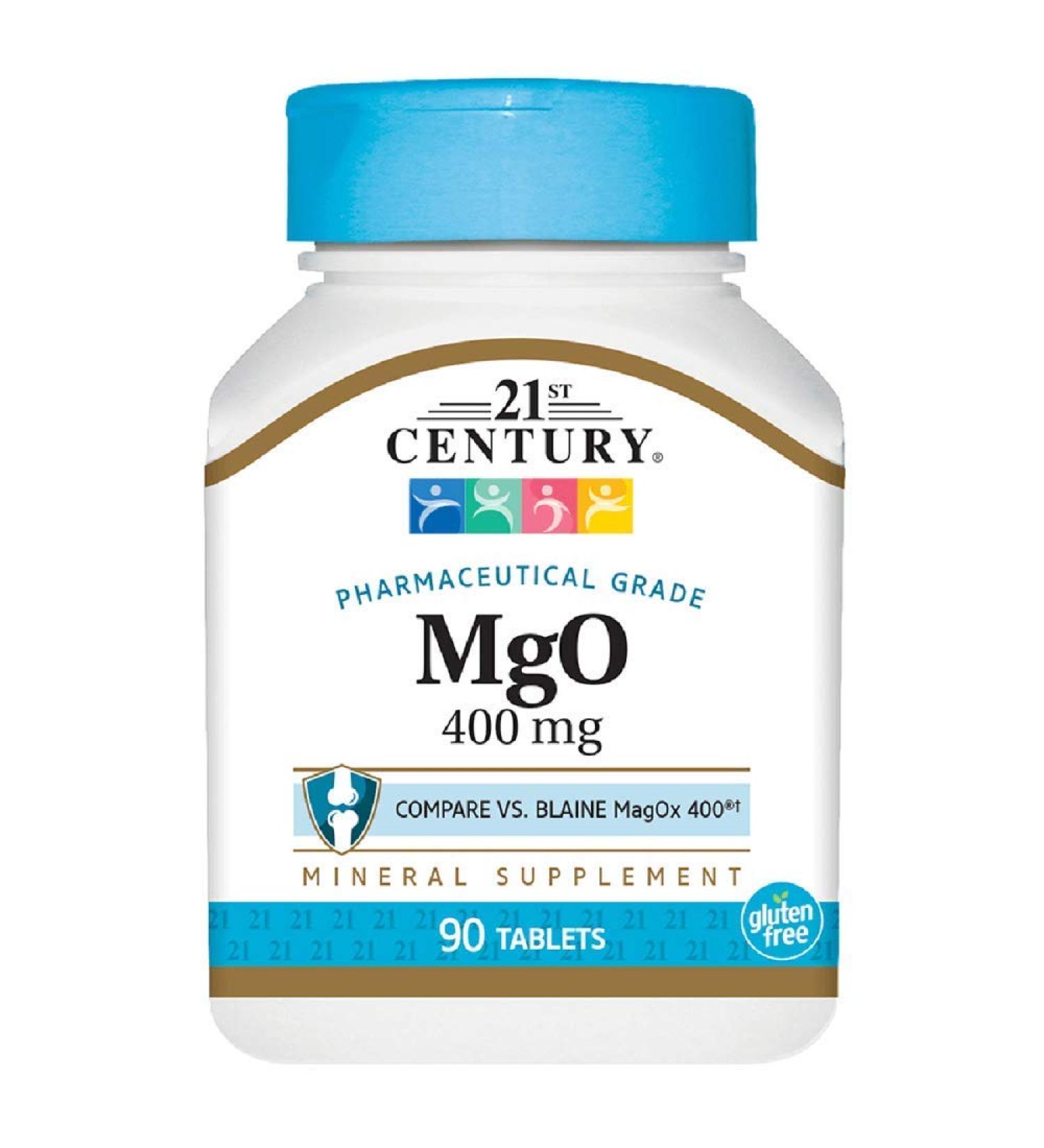 21st Century MgO 400 mg 90 Tablets