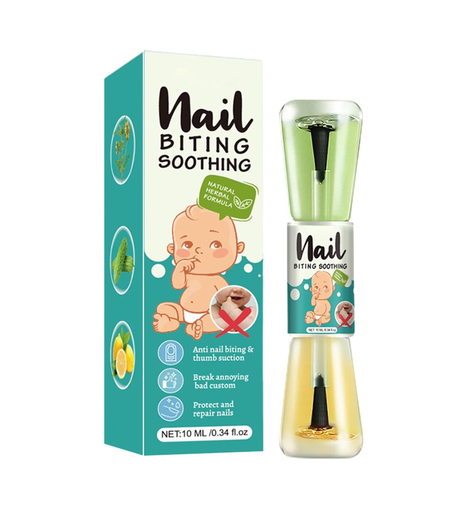 1/2 Anti Bite Nail Polish - Anti Biting Nail Polish Liquid Bite Resistant Nail Treaatment Shimmering Nail Care Polish | Anti Biting Liquid Nourishing Care Tool Nail Biting Deterent for Newborns - Buy Online on GoSupps.com