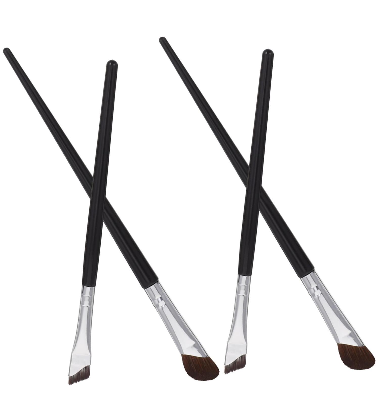FOYTOKI 4 Pcs Contour Brush Angled Makeup Brush Eye Makeup Eyeliner Applicator Tool Brow Horse Hair - Buy Online on GoSupps.com