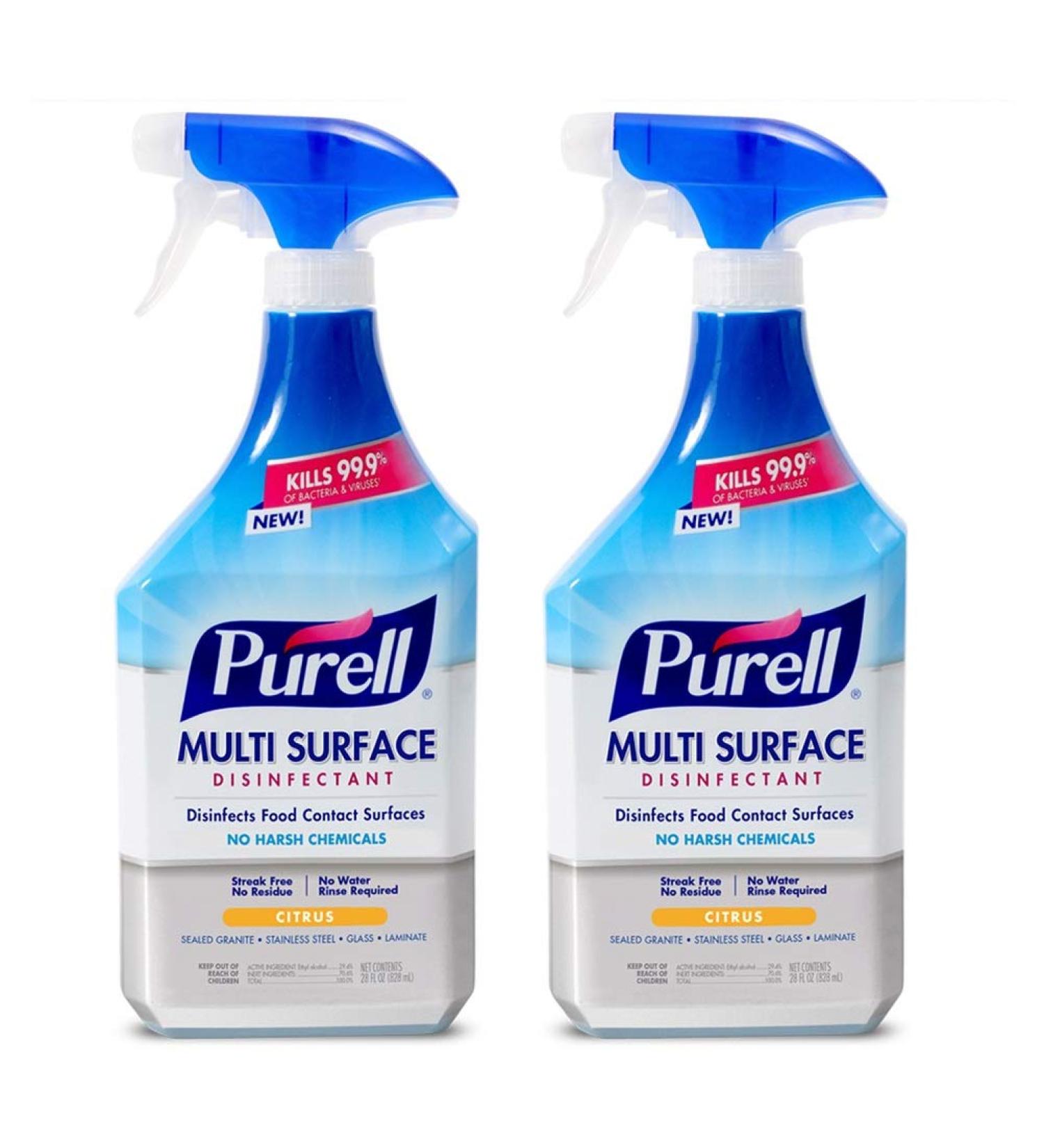 PURELL Multi Surface Disinfectant Spray Citrus Scent 28 fl oz Pack of 2 - 2844-02-ECCAL - Buy Online on GoSupps.com