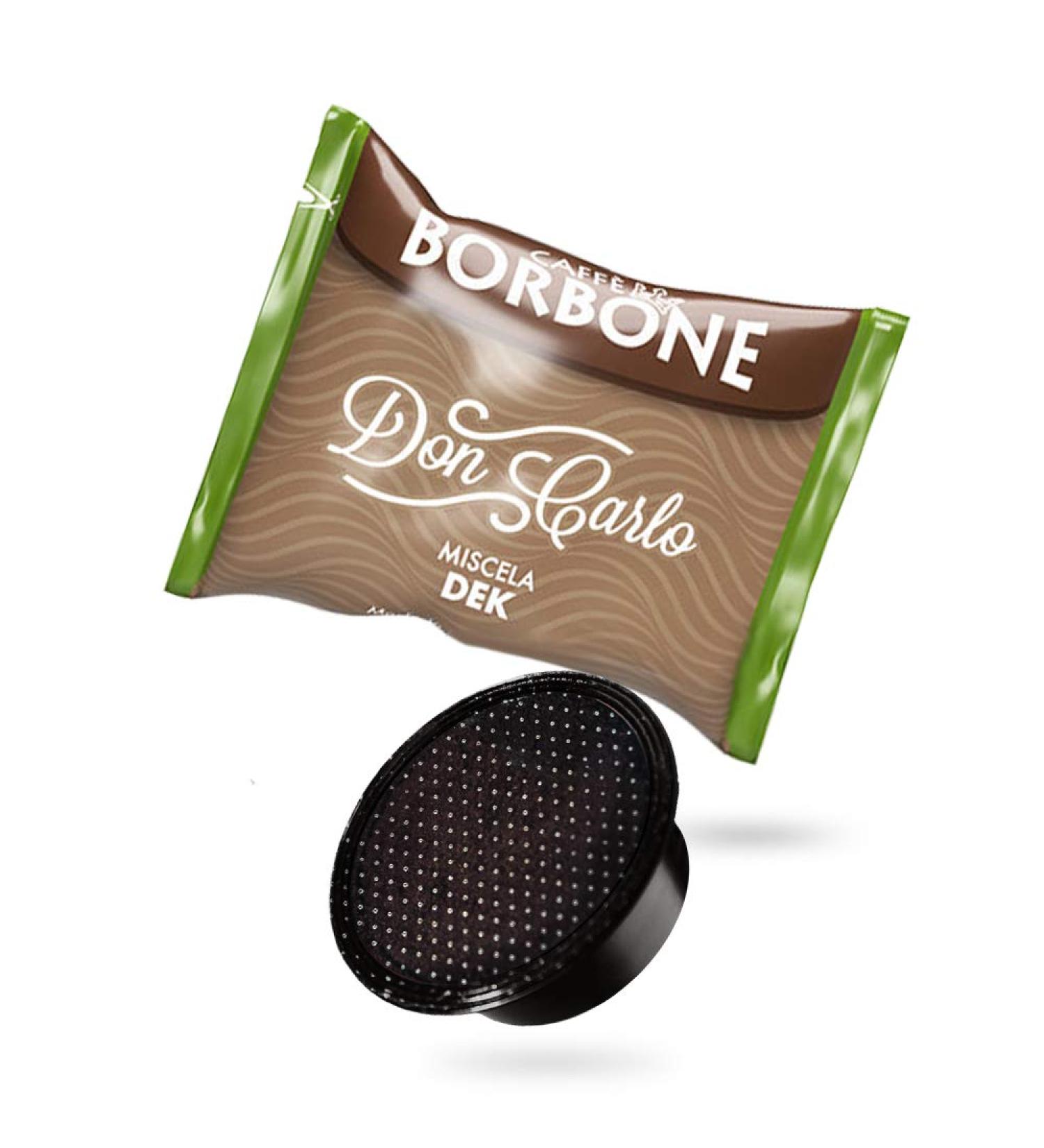 CAFF BORBONE 50 Borbone Don Carlo dek a modo mio Decaffeinated Coffee Capsules